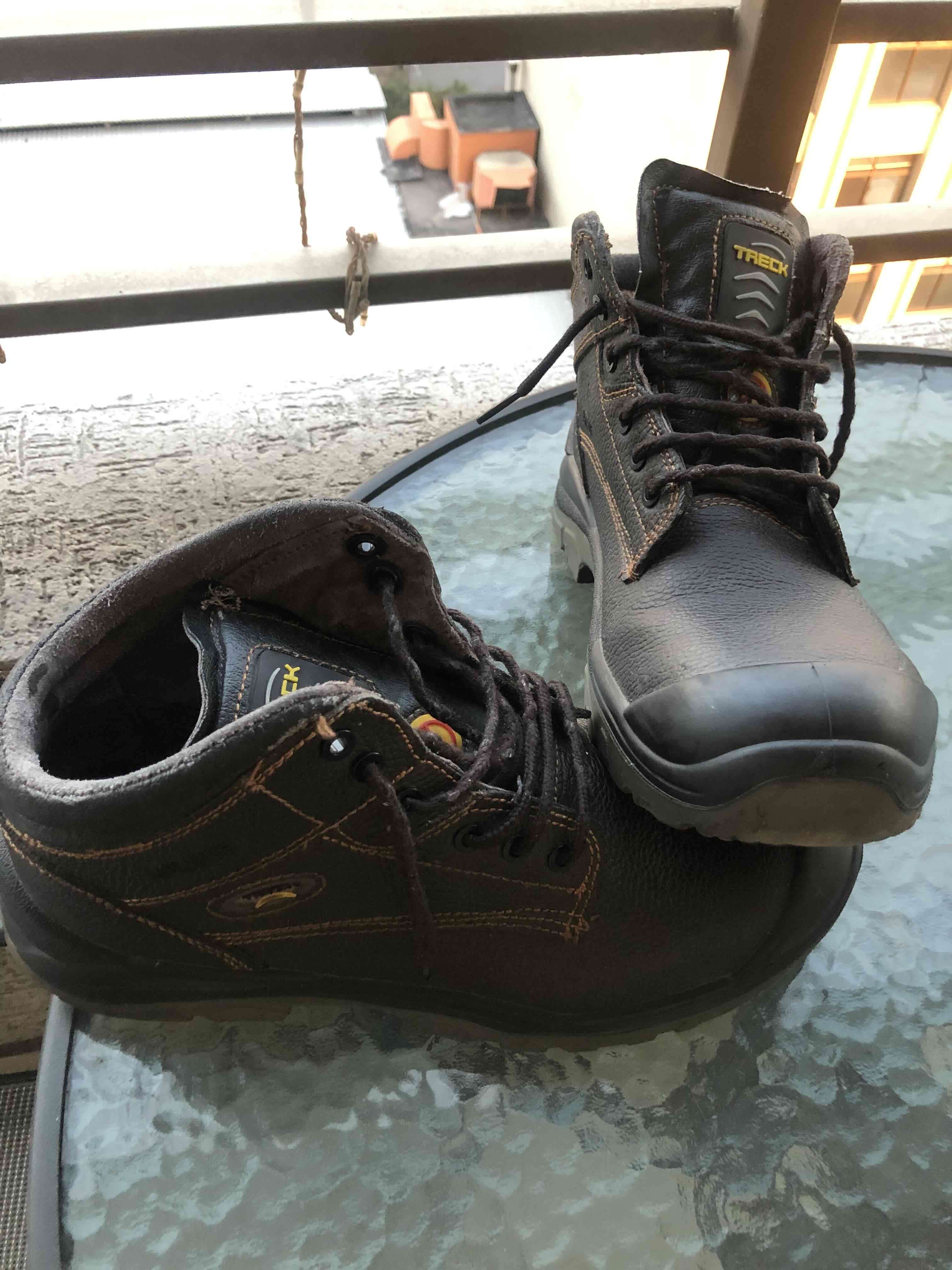 Botas de seguridad café oscuro Trek - miniatura 1