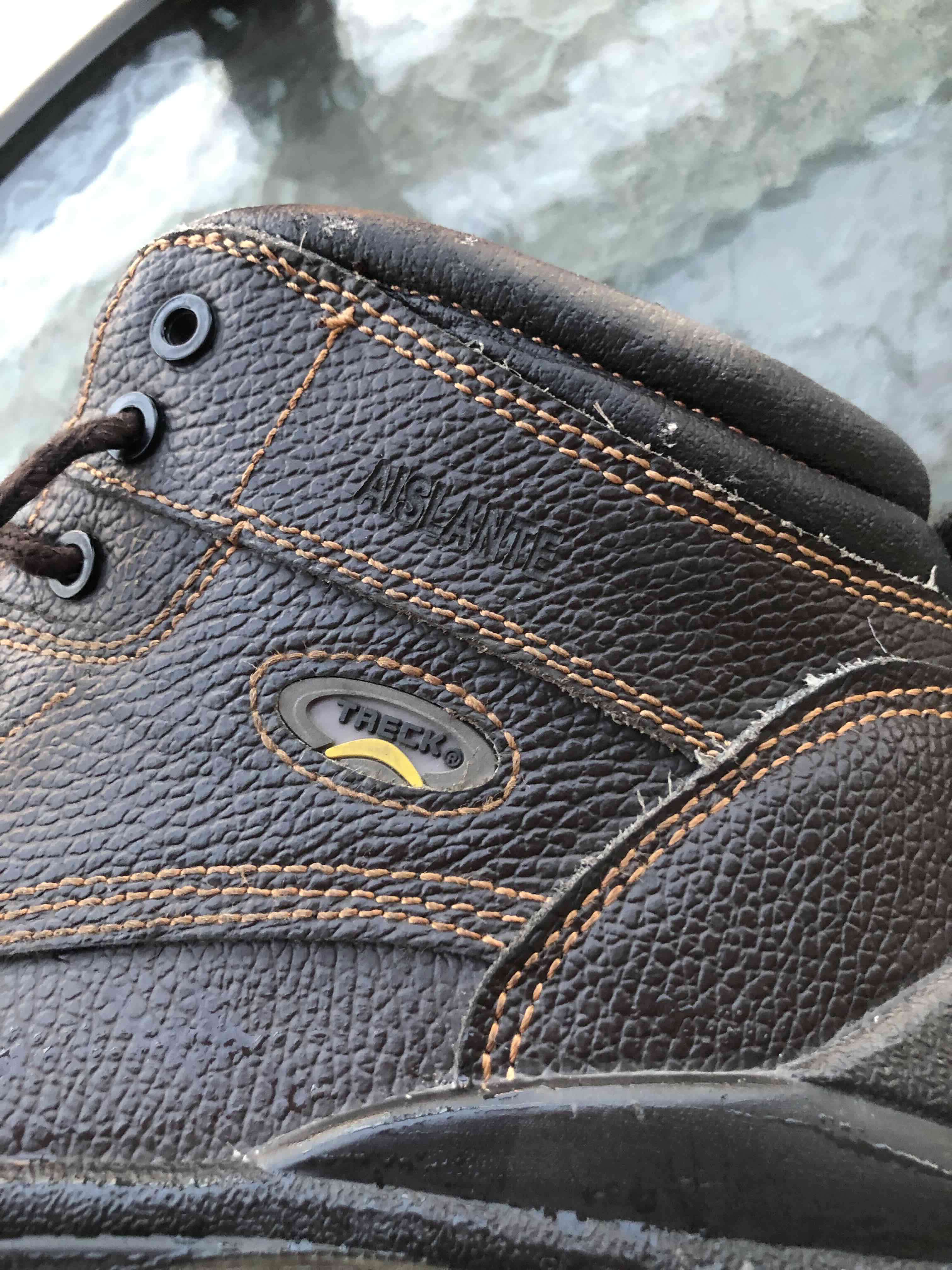 Botas de seguridad café oscuro Trek - miniatura 2