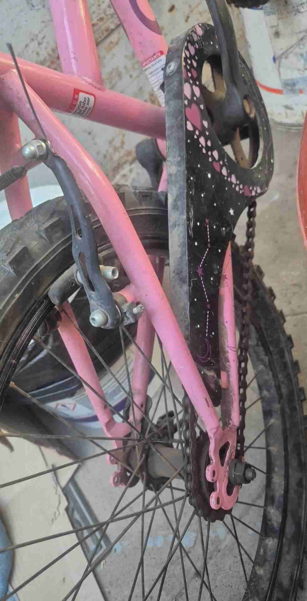 Bicicleta infantil rosa Oxford - miniatura 2