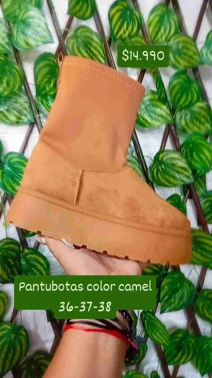 Pantubotas camel talla 36-38