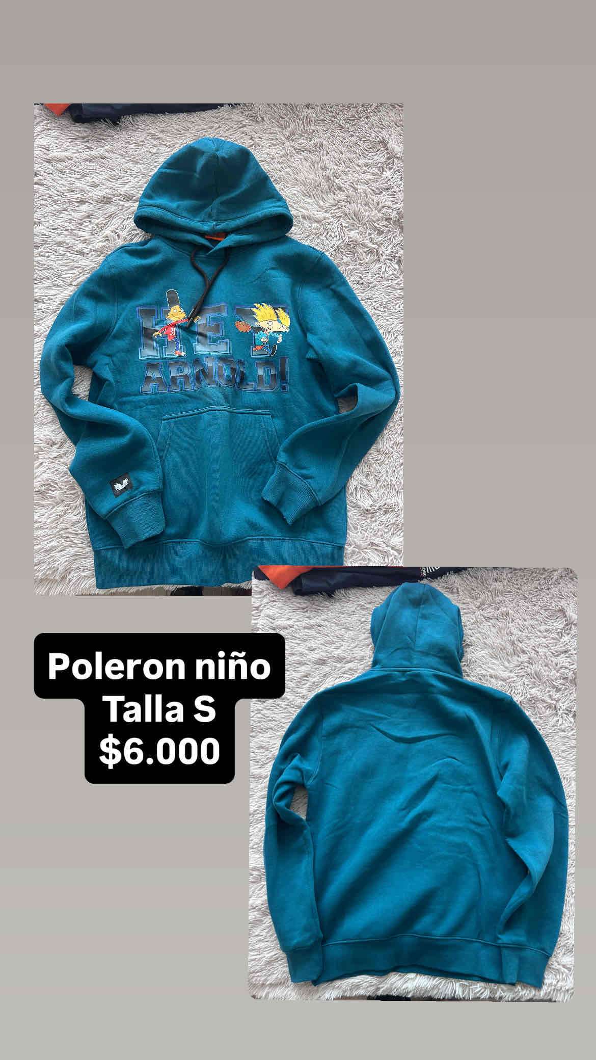 Polerón niño Hey Arnold azul