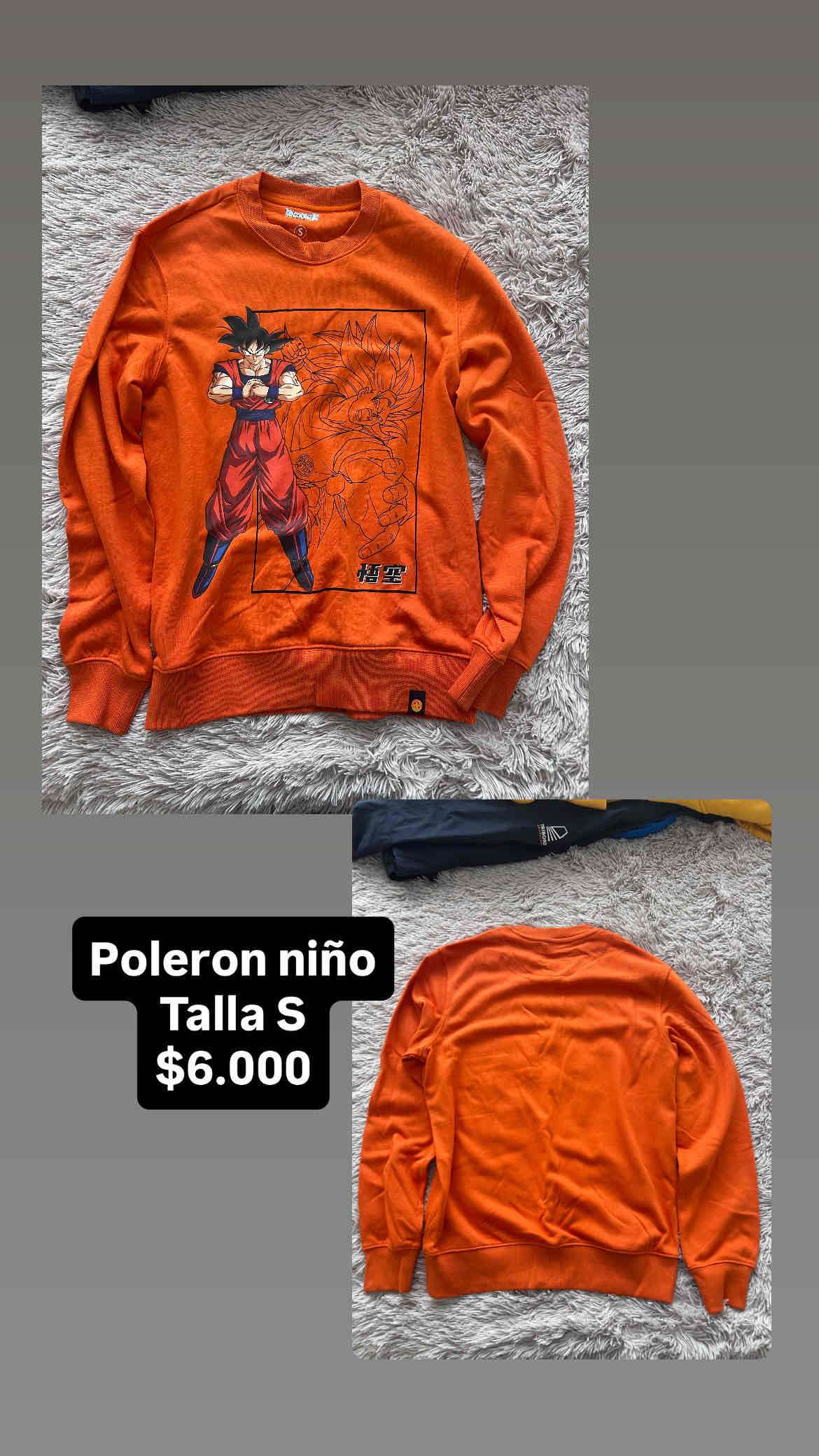 Polerón niño Dragon Ball naranja