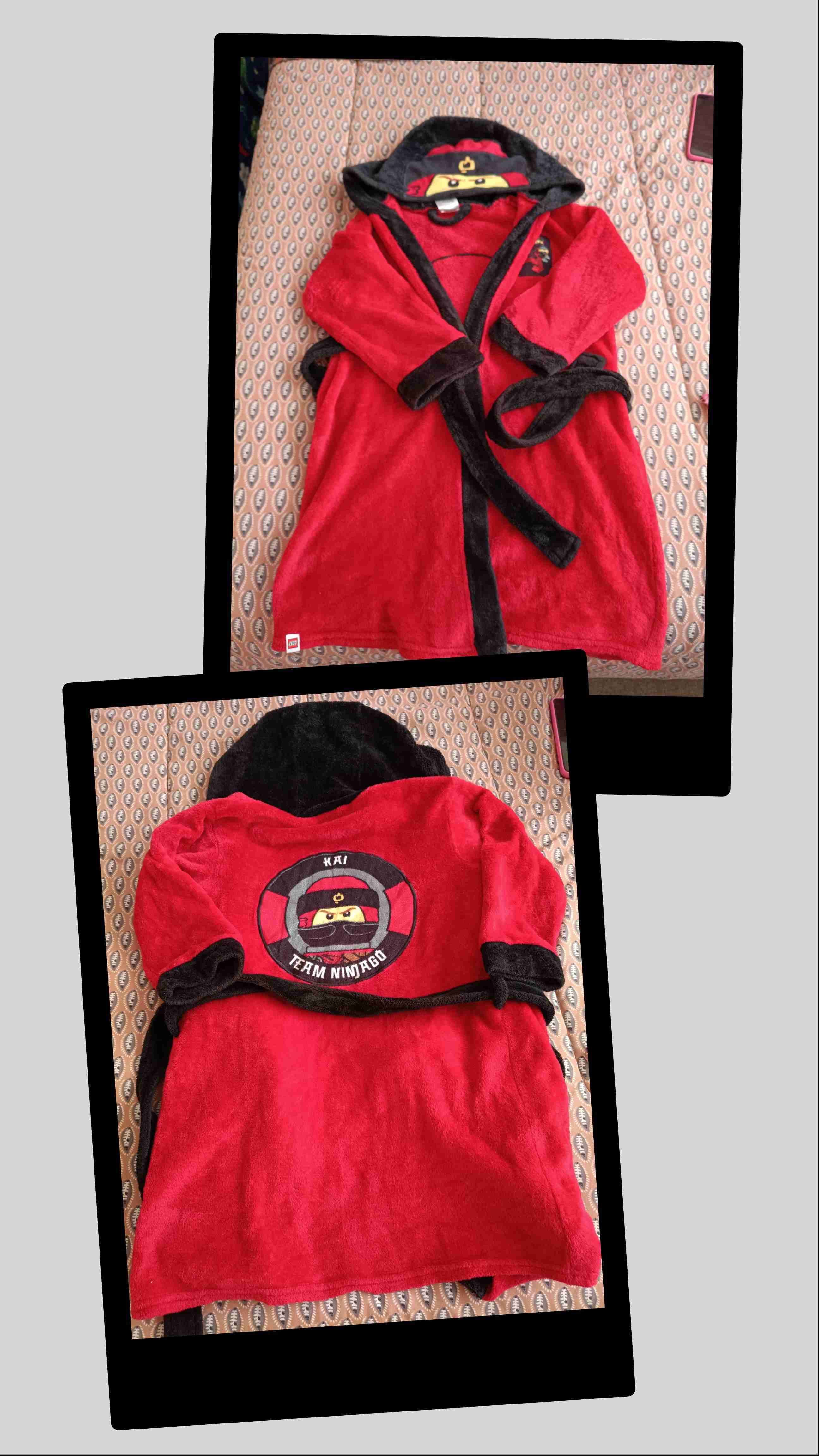 Bata de baño LEGO roja niño - 3