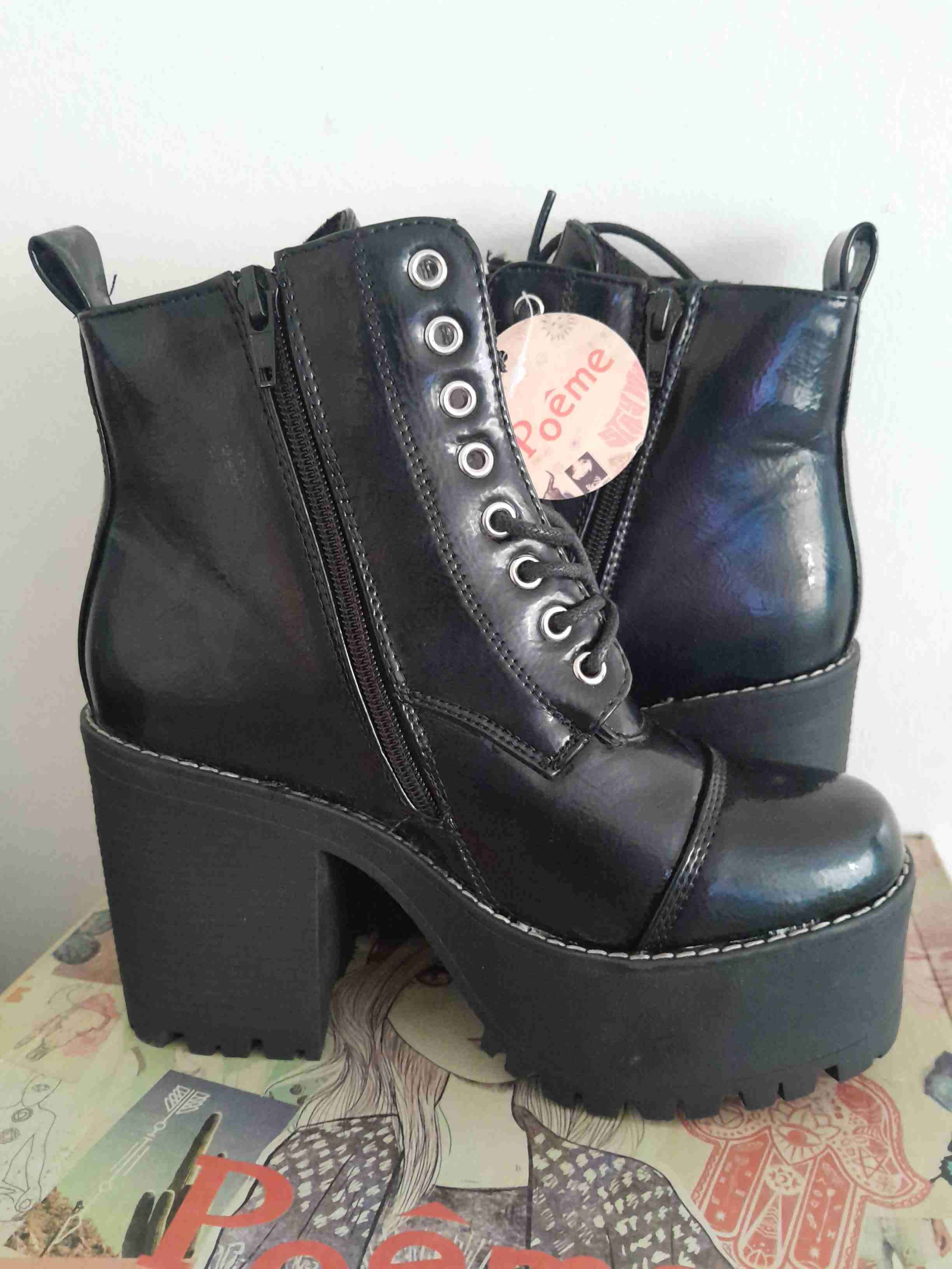 Botín negro Poême - Talla 36 - 1