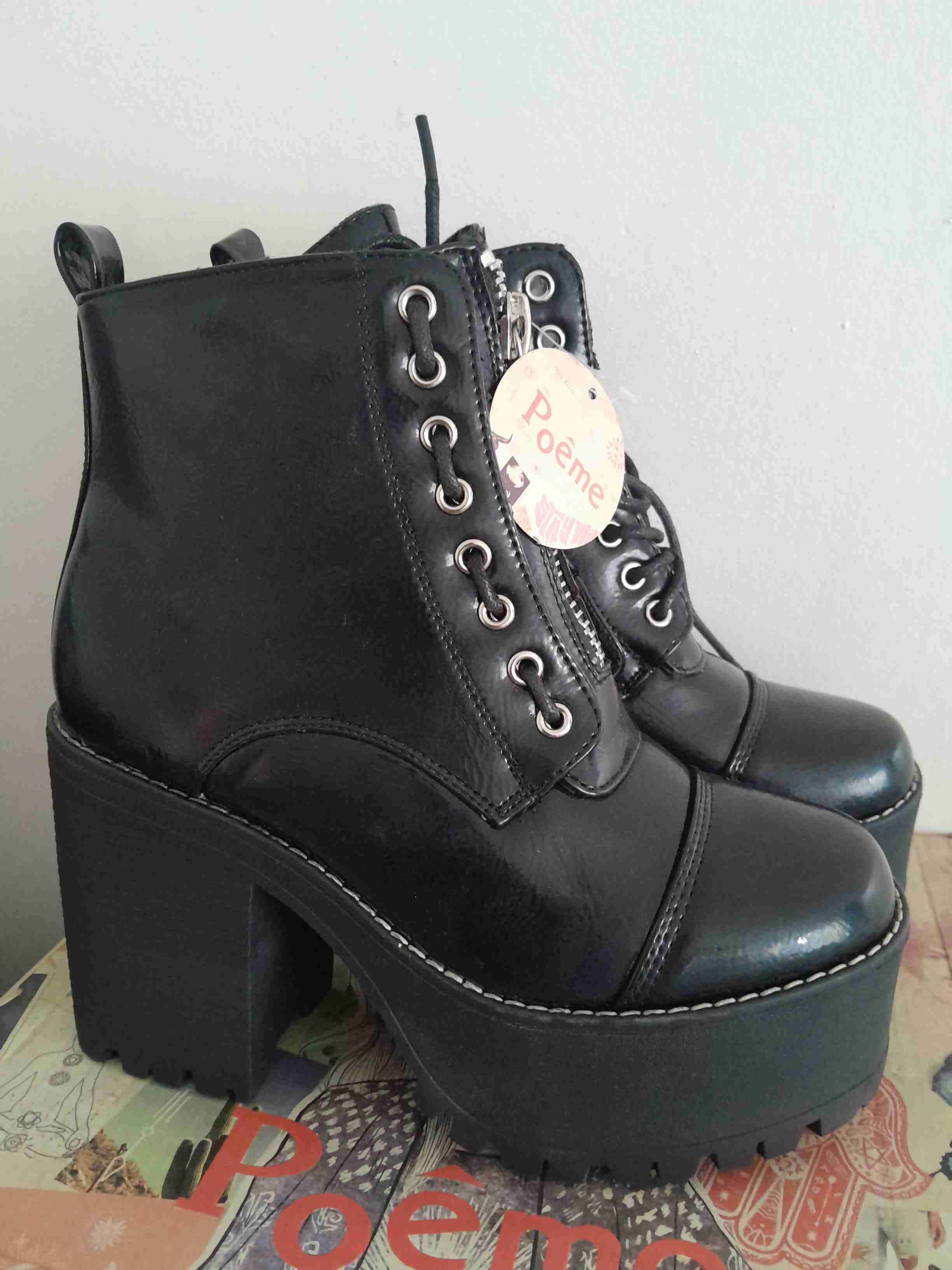 Botín negro Poême - Talla 36 - 3