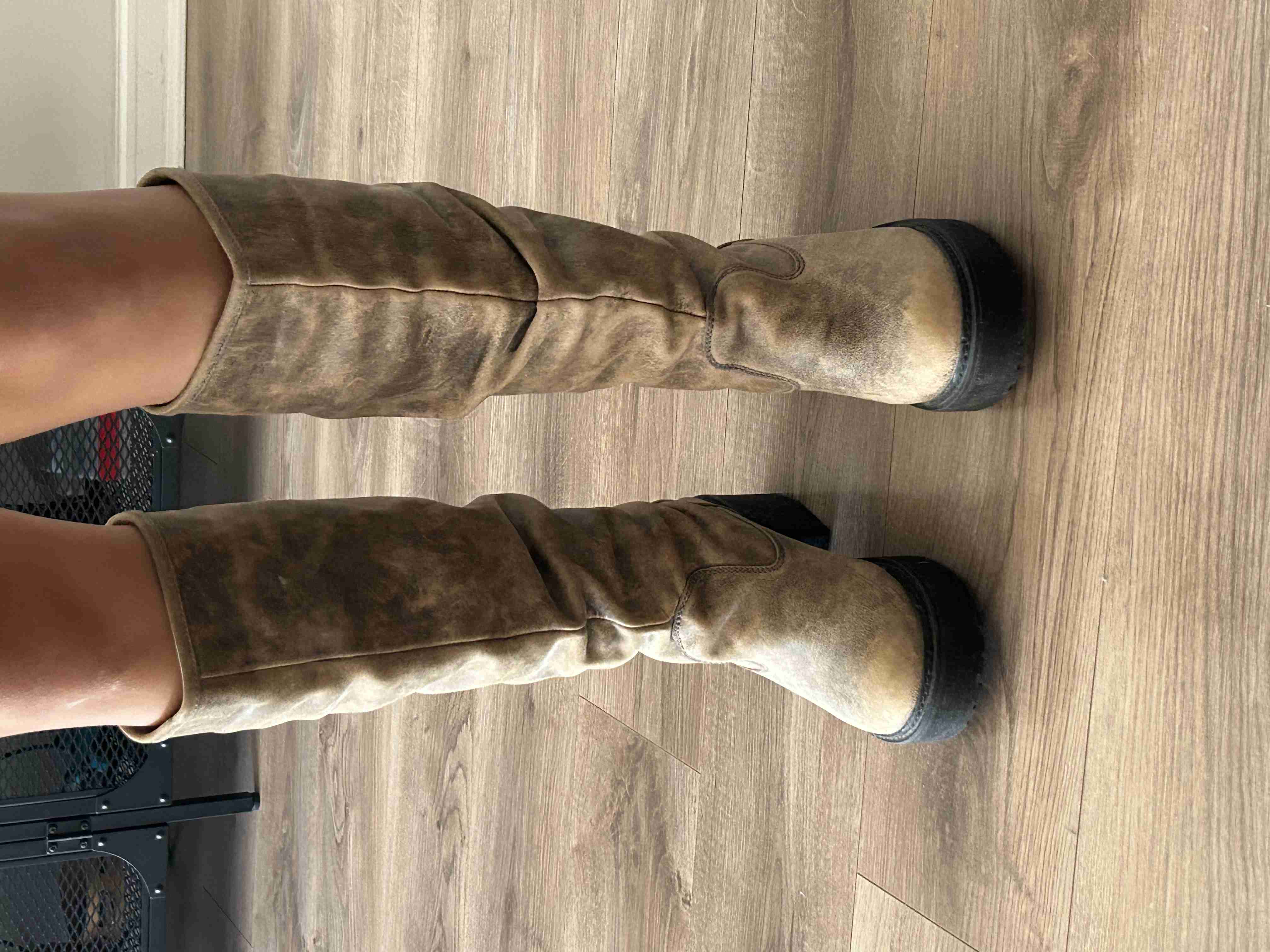 Botas de cuero gris - miniatura 2