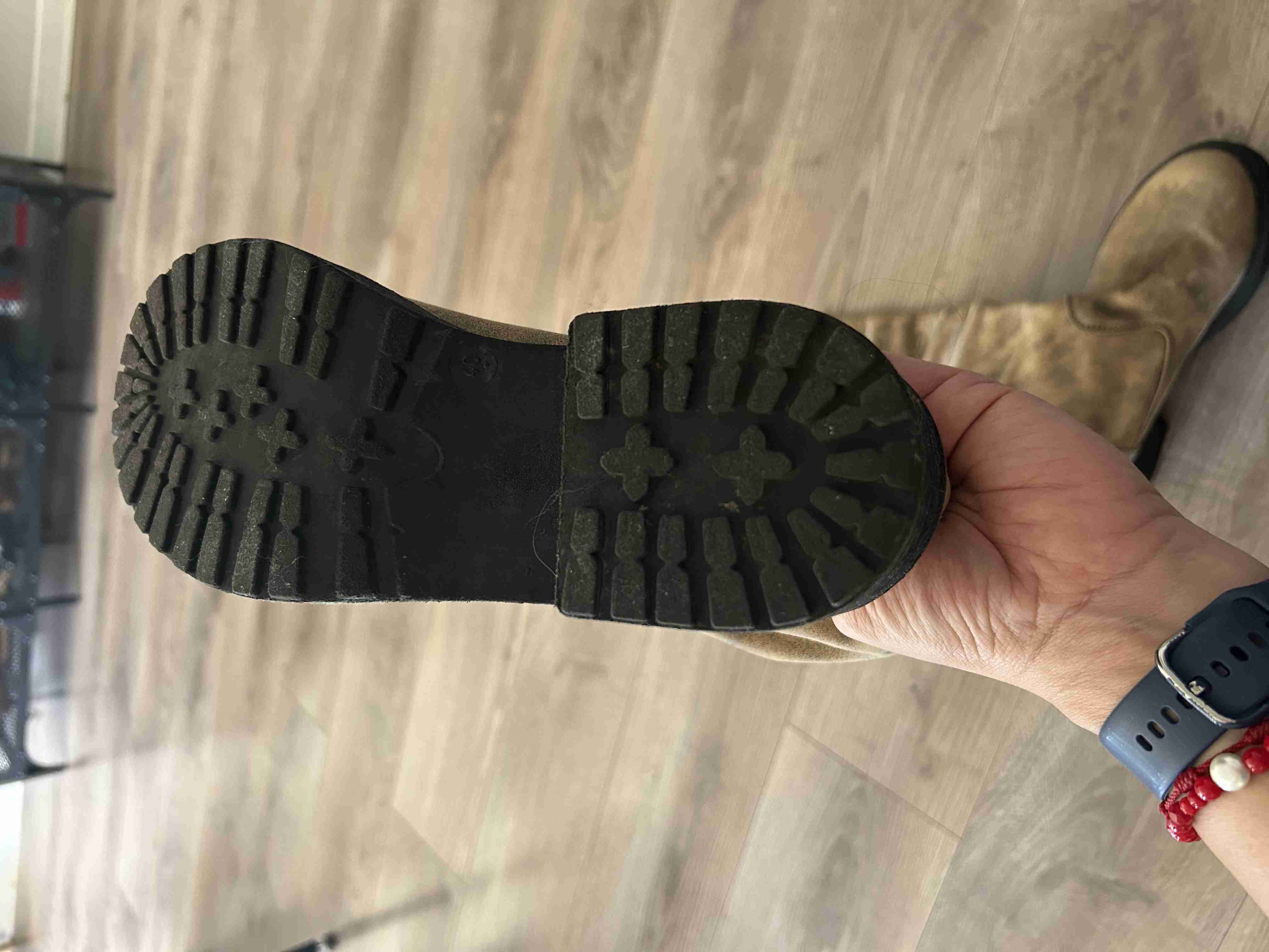 Botas de cuero gris - miniatura 3