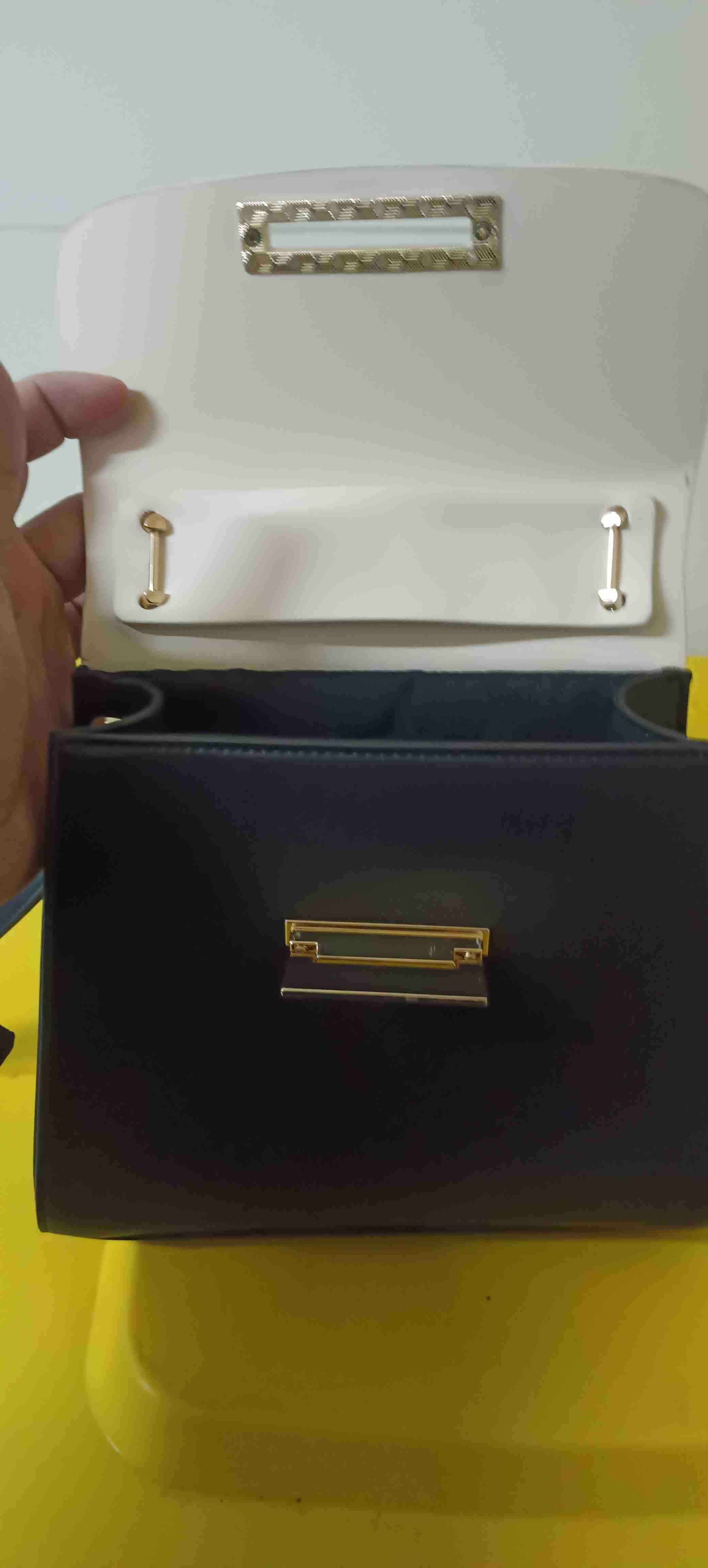 Cartera elegante bicolor - miniatura 3