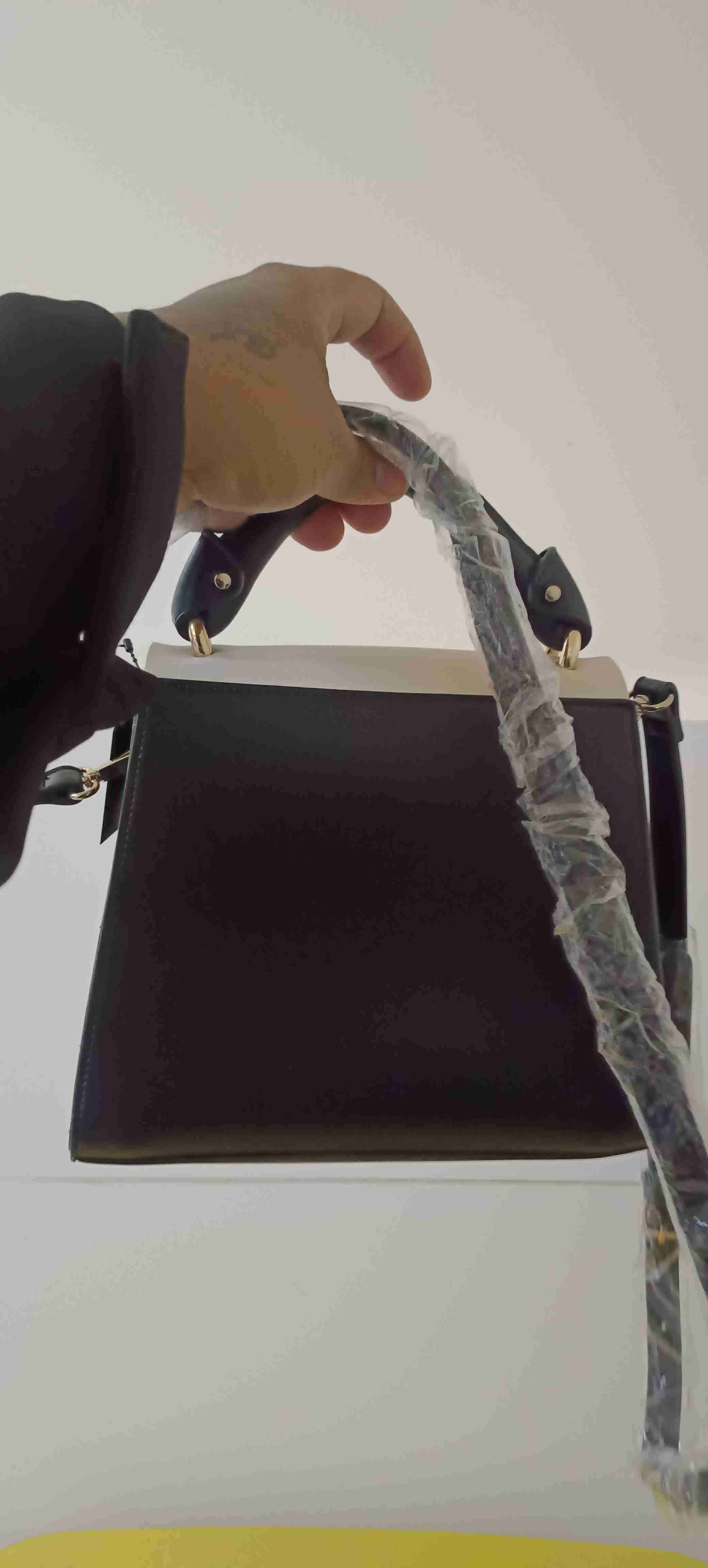 Cartera elegante bicolor - miniatura 4