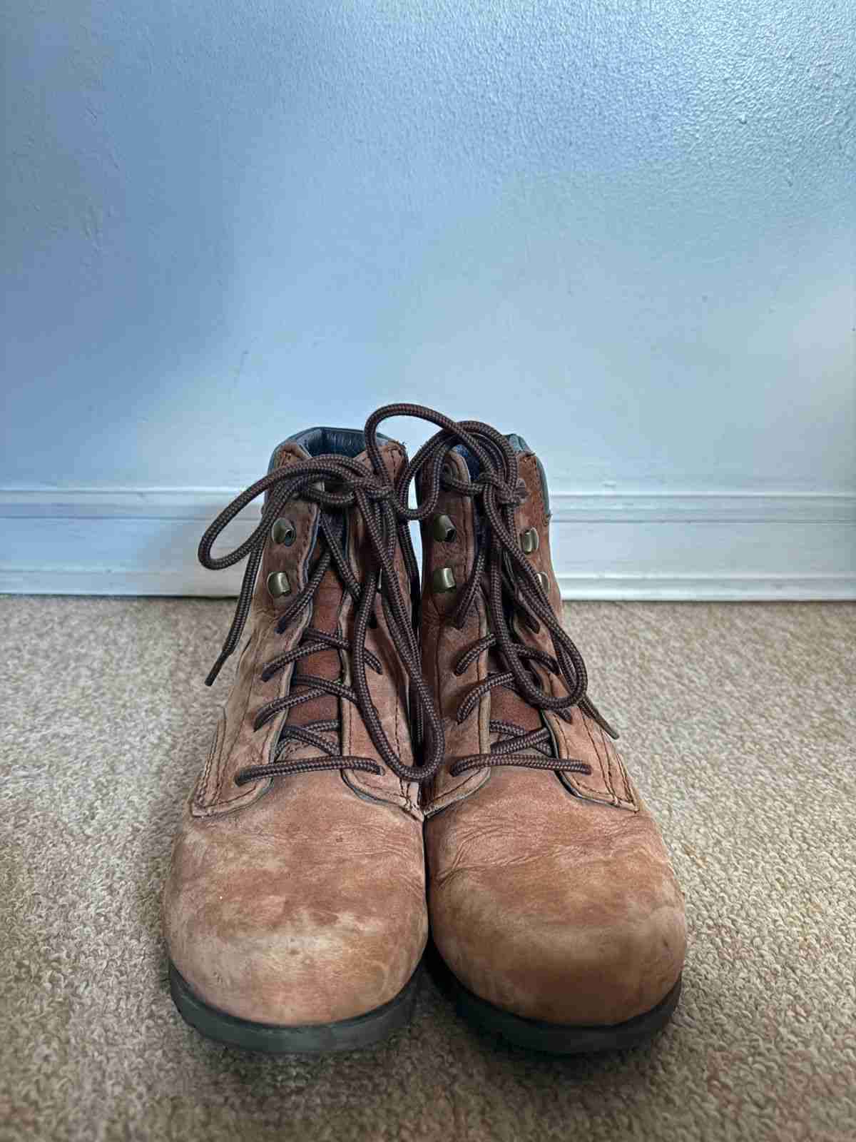 Botas CAT de cuero marrón - miniatura 3