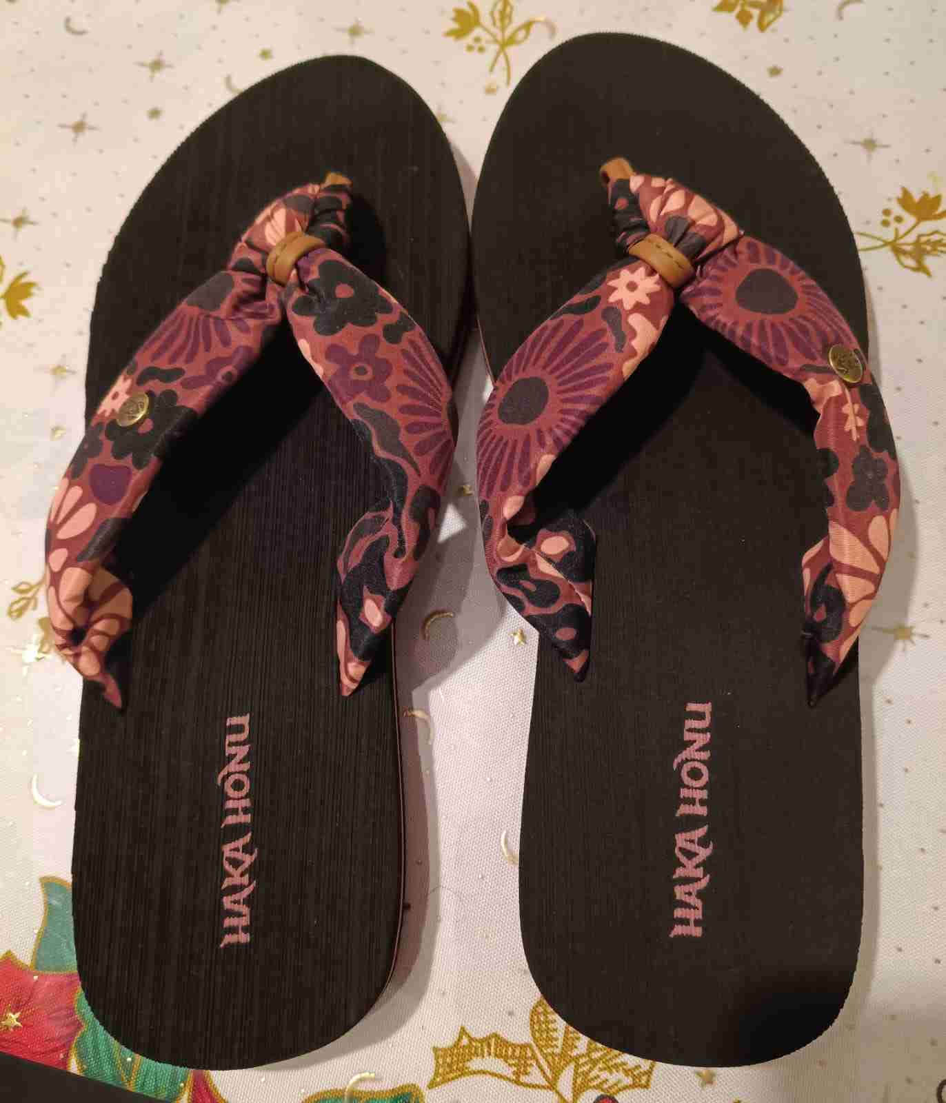 Sandalias Havaianas florales Haka Honu