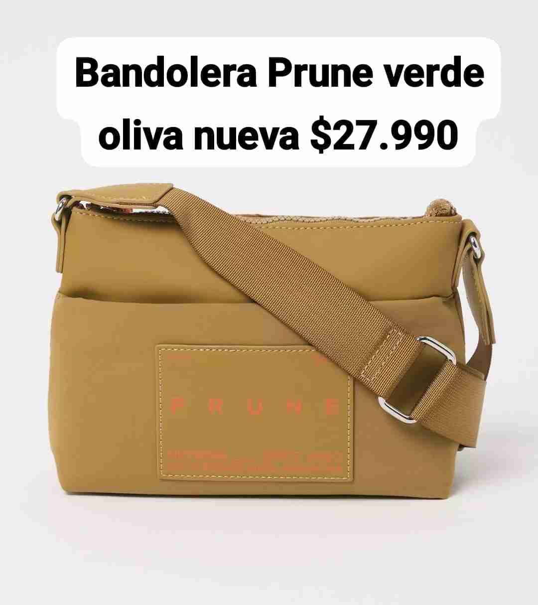 Bandolera Prune verde oliva
