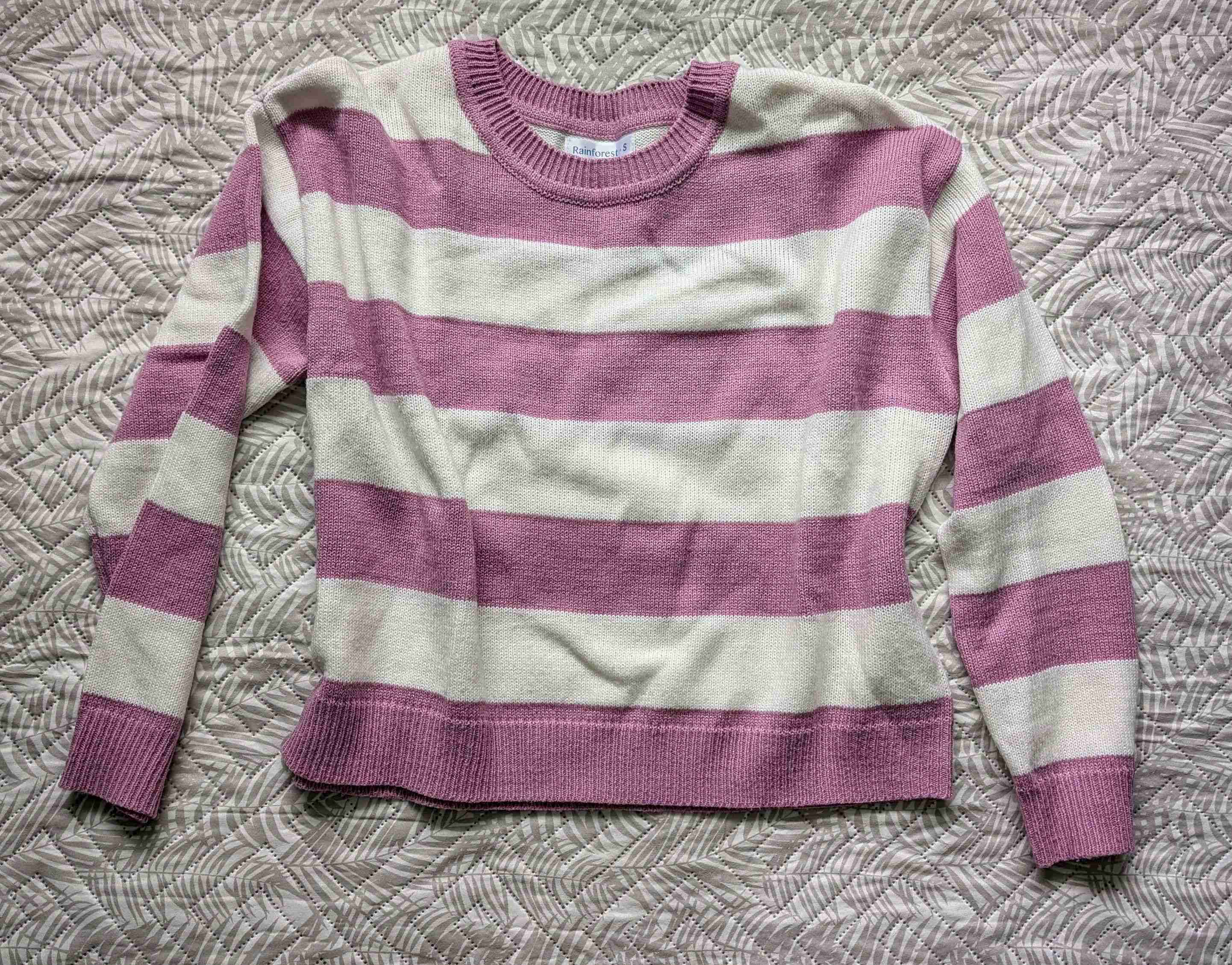 Suéter de rayas morado - 4