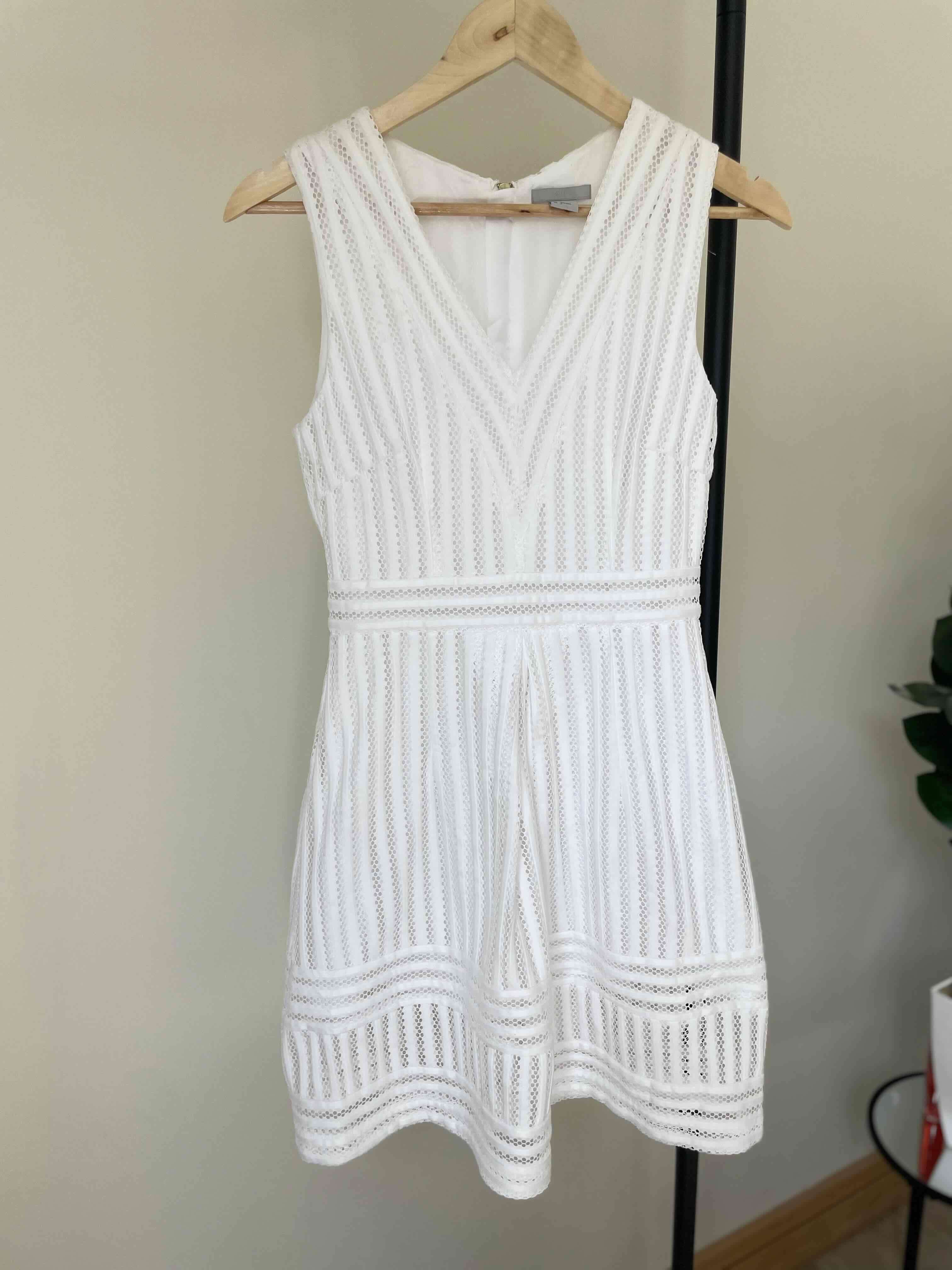 Vestido blanco H&M talla 36 - miniatura 2