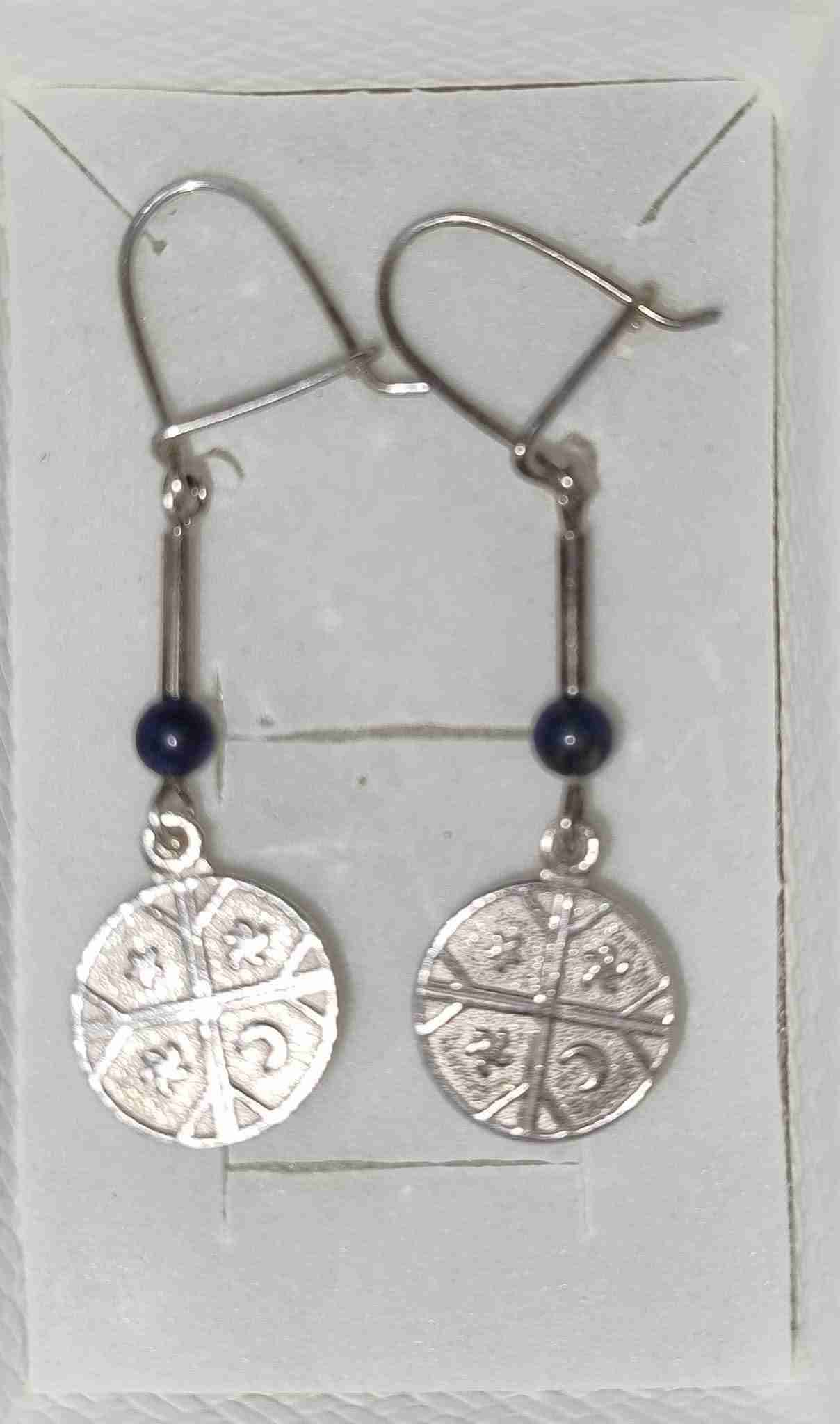 Aros colgantes de plata - miniatura 1