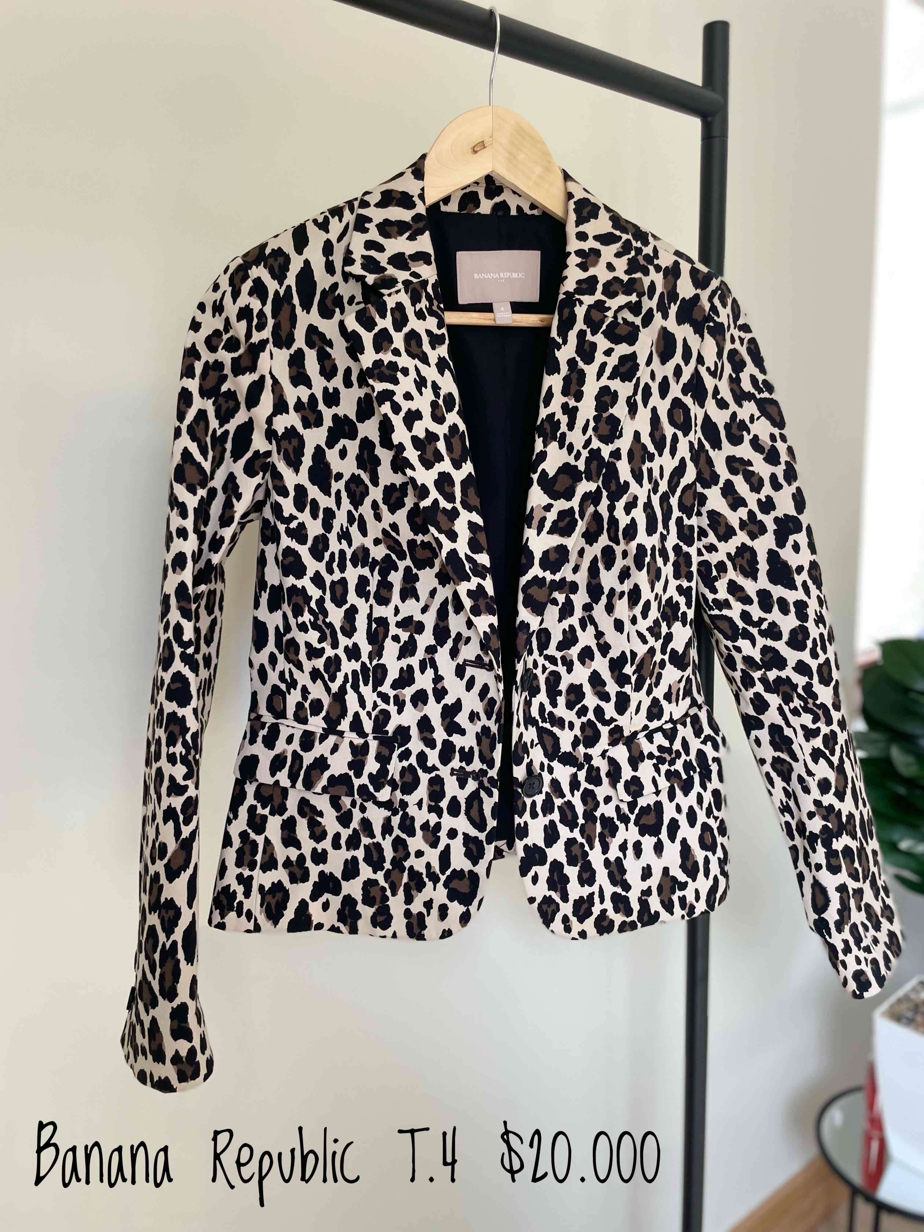 Blazer animal print Banana Republic - 1