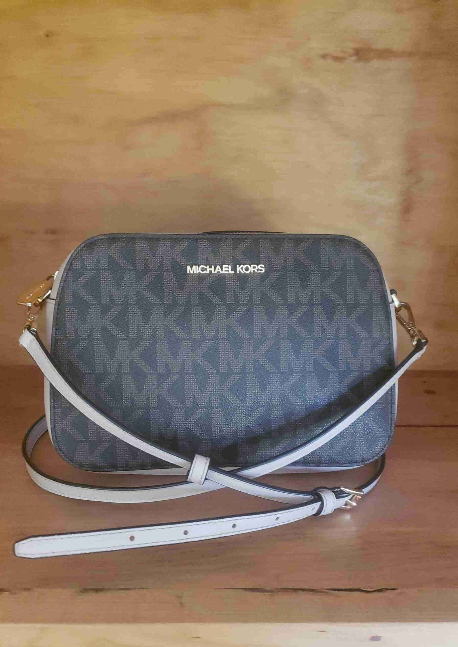 Bolsos de cuero beige marrón rojo patchwork - 6