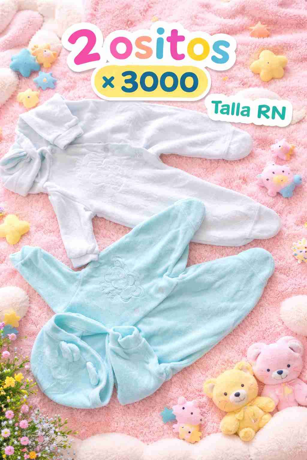 Pack de 2 ositos de bebé - miniatura 1