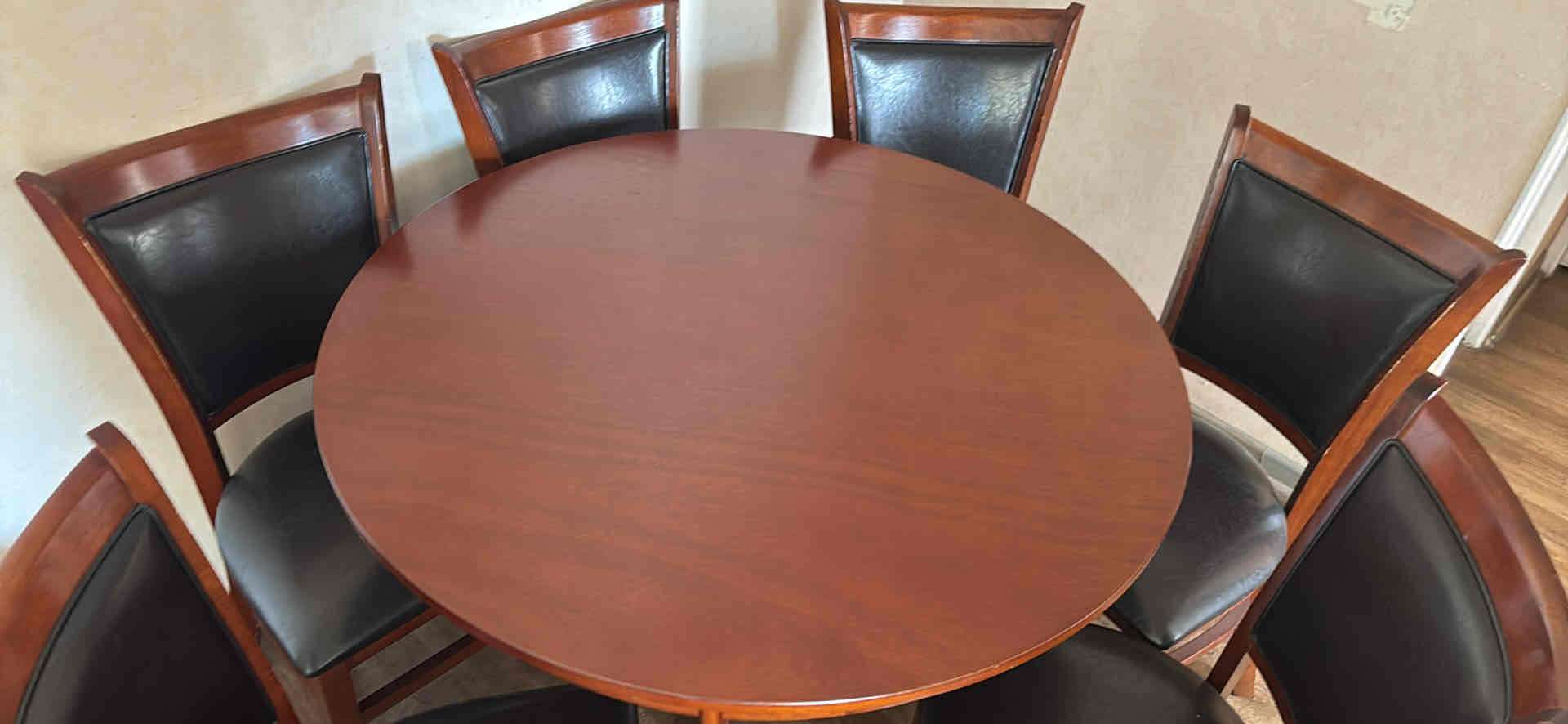 Comedor 6 sillas chocolate Cic - 4