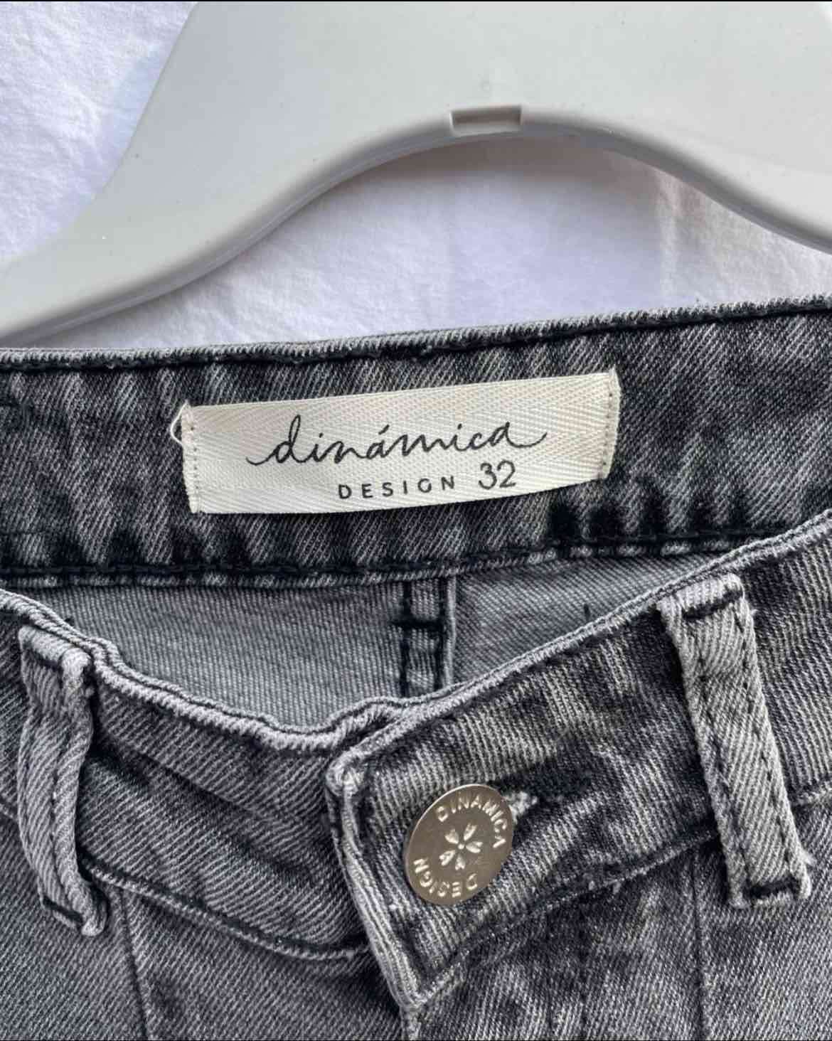 Pantalones gris anchos - miniatura 3