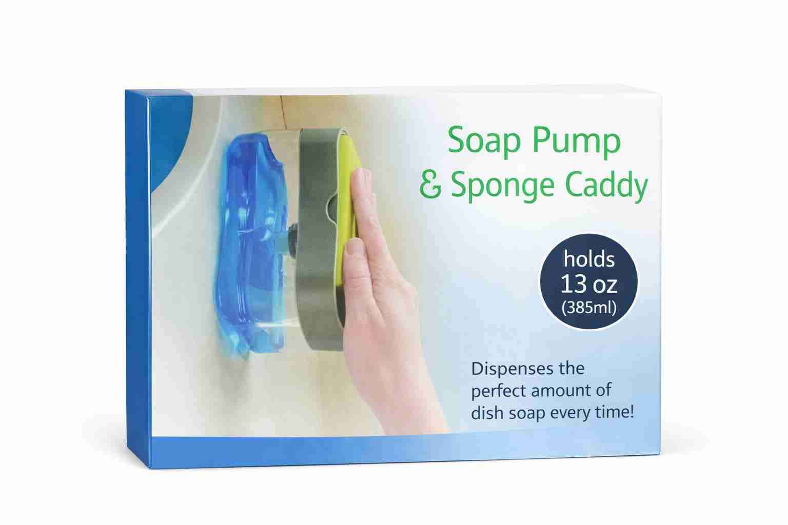 Dispensador de jabón y esponja