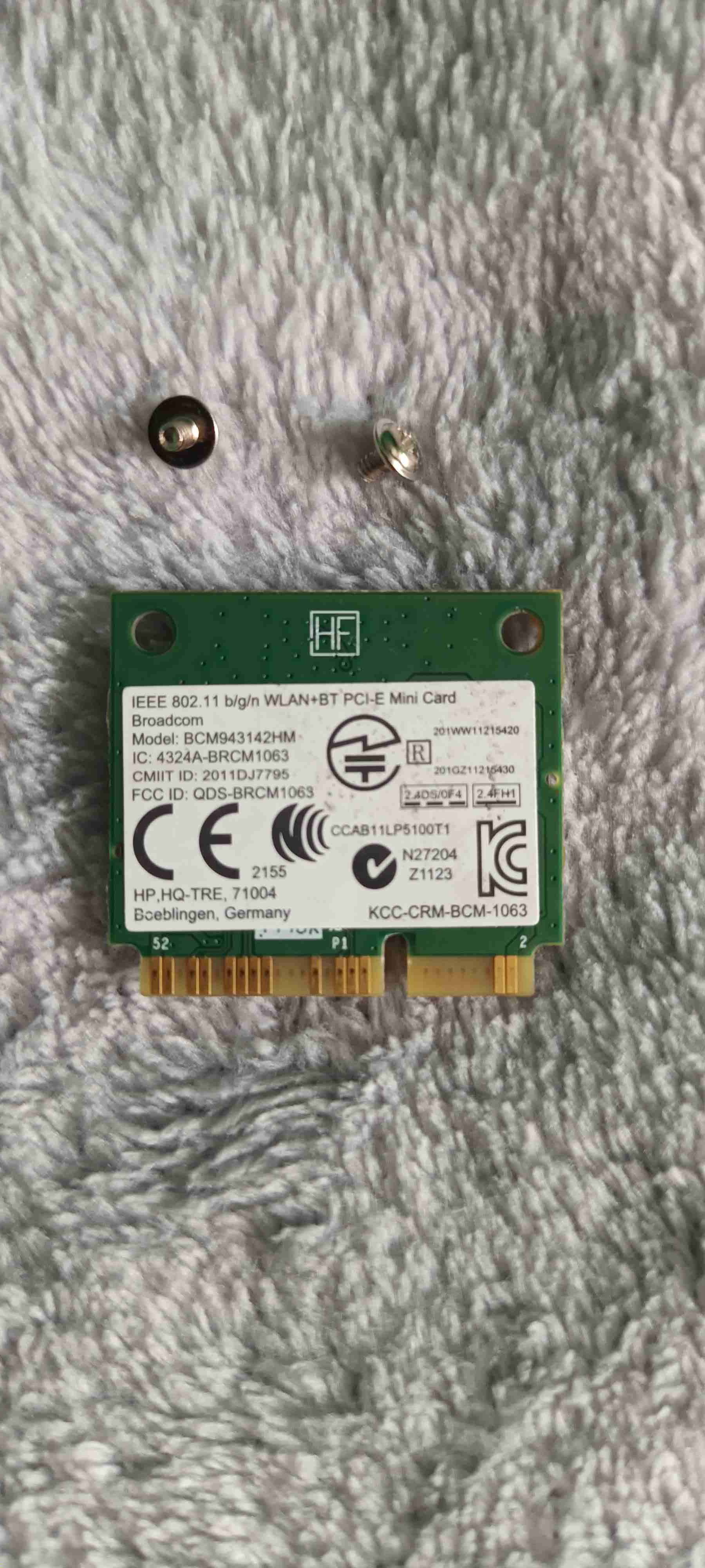 Tarjeta mini PCI-E WLAN Bluetooth - miniatura 1
