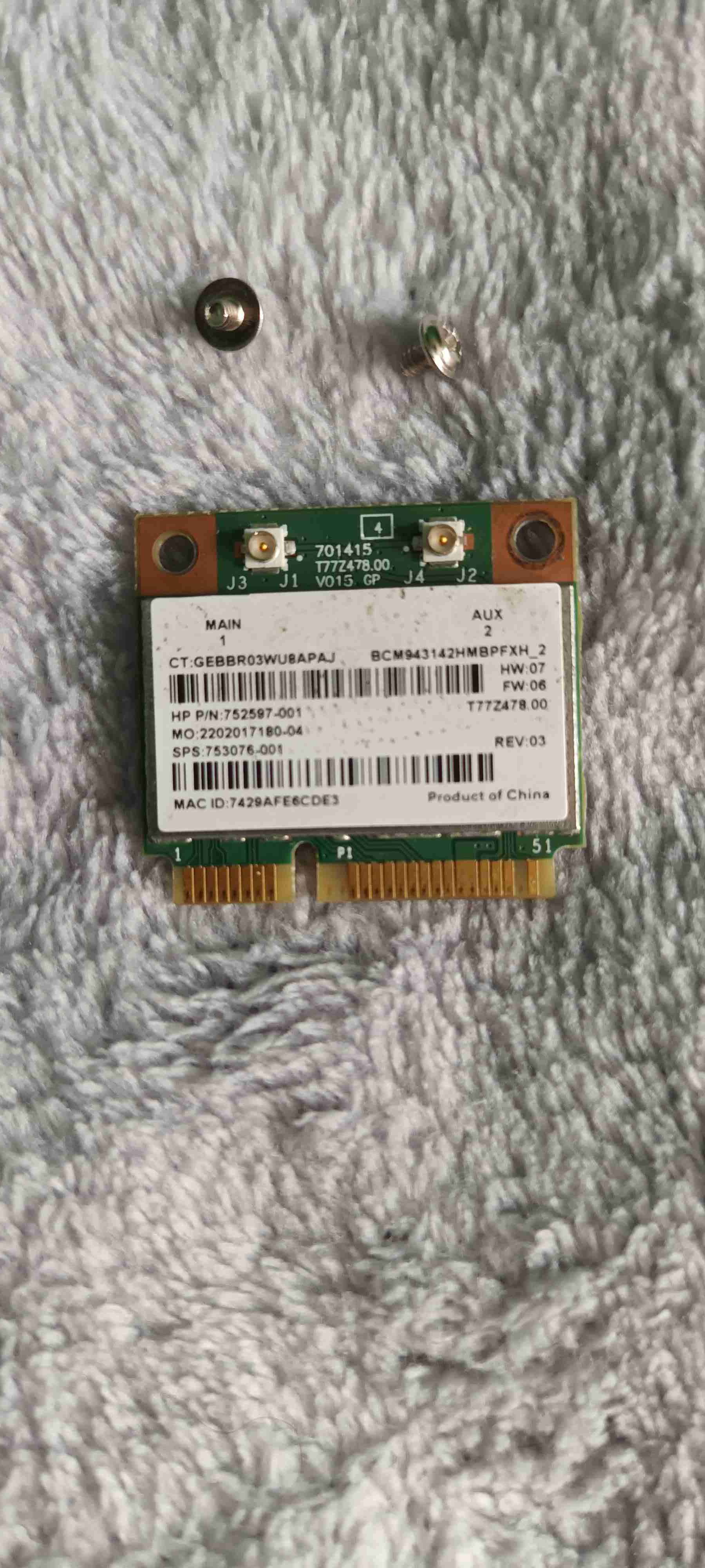 Tarjeta mini PCI-E WLAN Bluetooth - miniatura 2