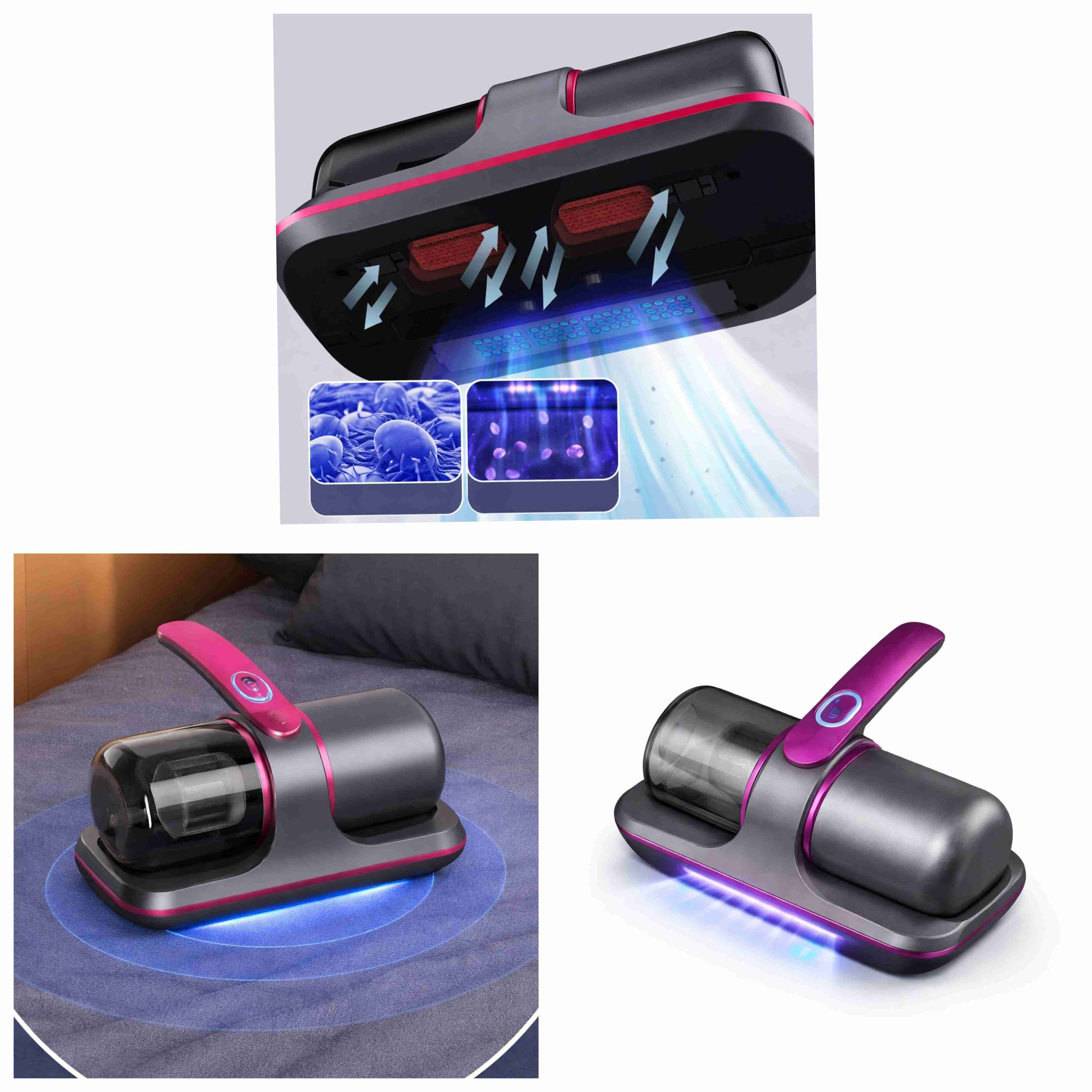 Aspiradora portatil de cama UV