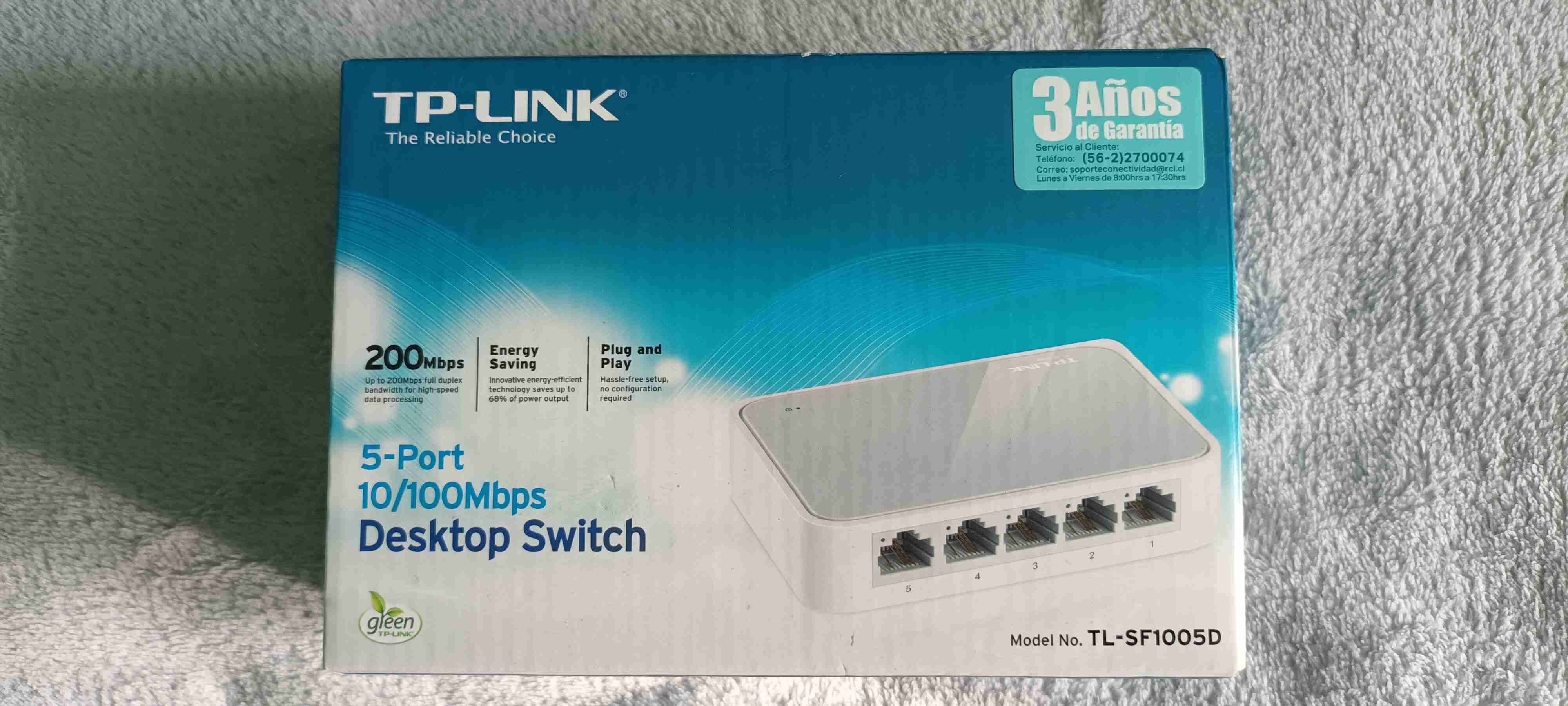 Switch TP-Link 5 puertos 10/100Mbps - miniatura 1