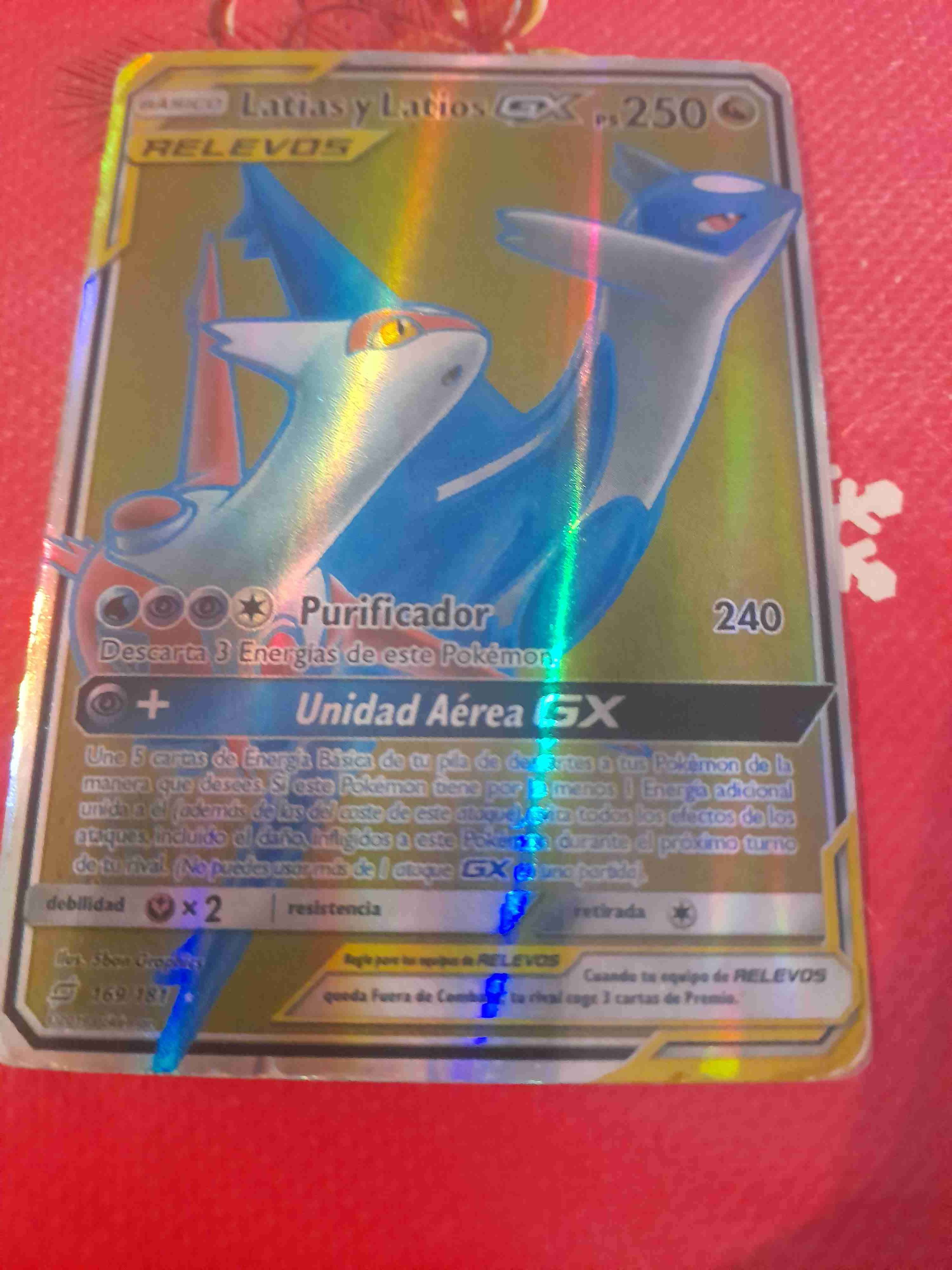 Carta Pokémon Latias y Latios GX