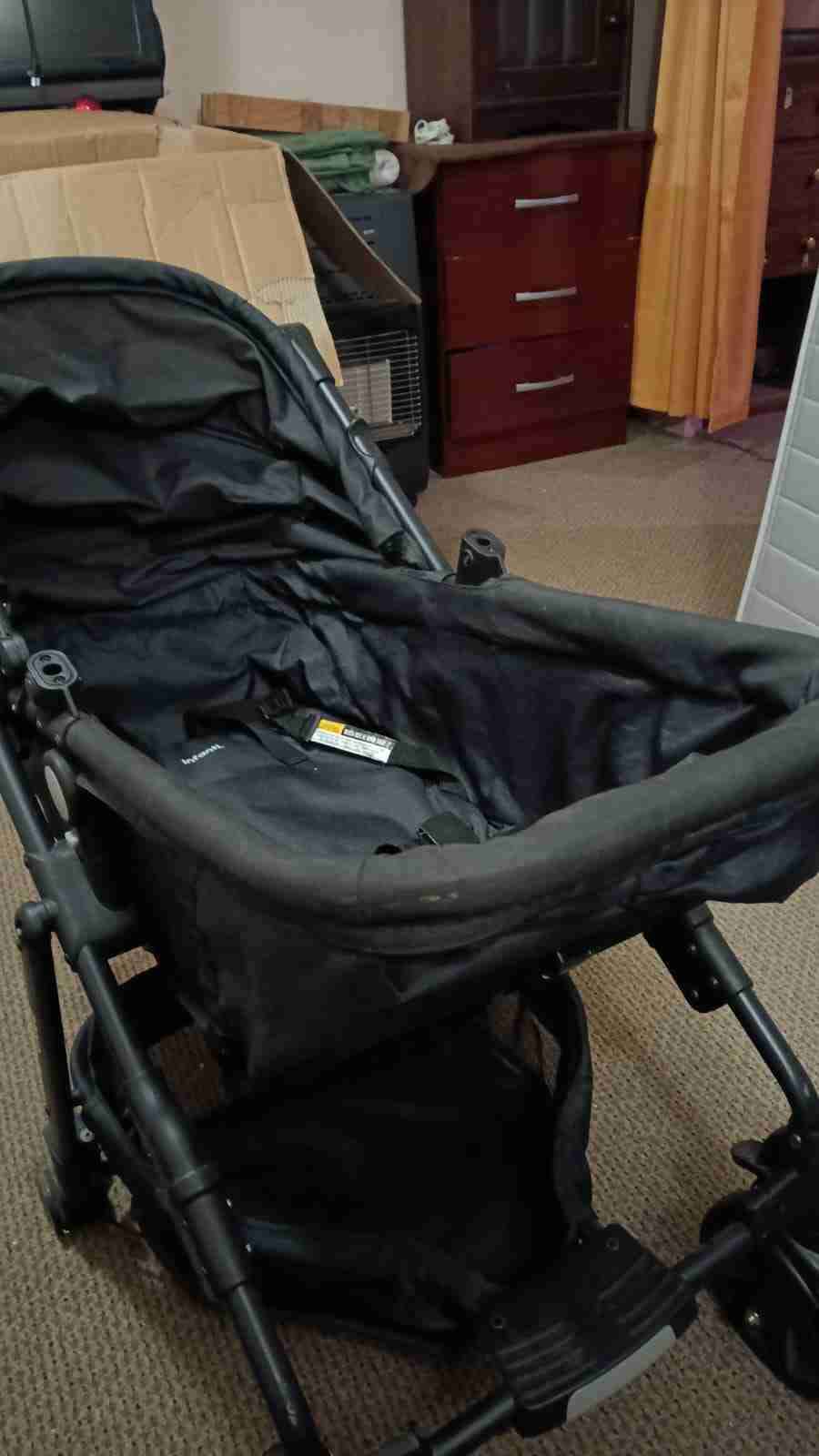 Coche para bebé negro - miniatura 2