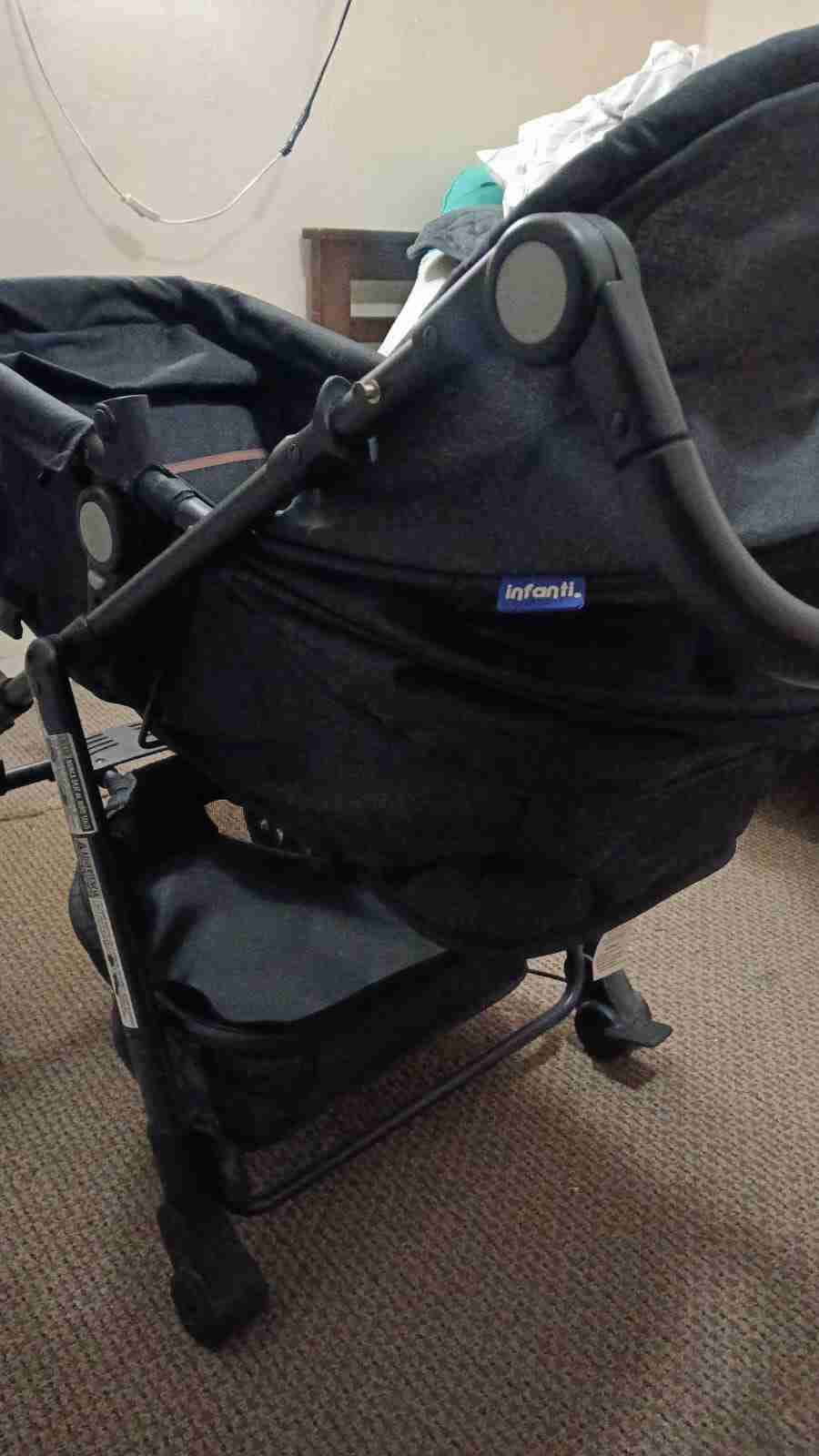 Coche para bebé negro - miniatura 3