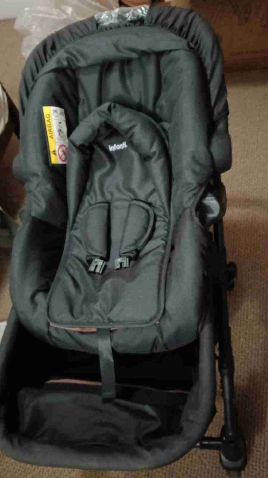 Coche para bebé negro - miniatura 4