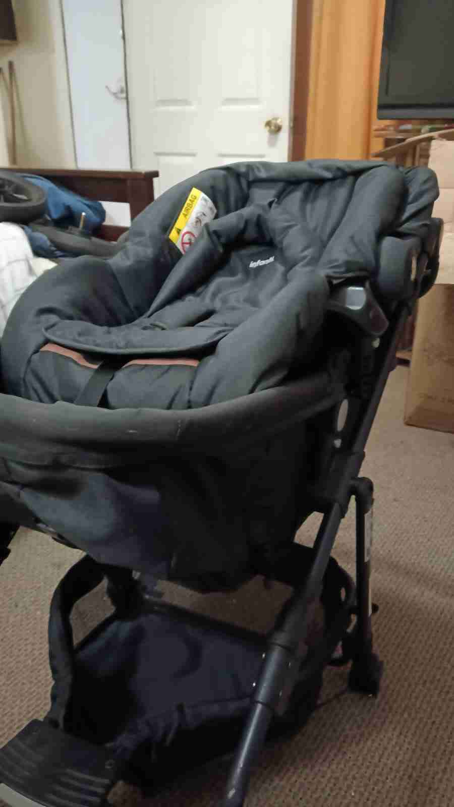 Coche para bebé negro - miniatura 6