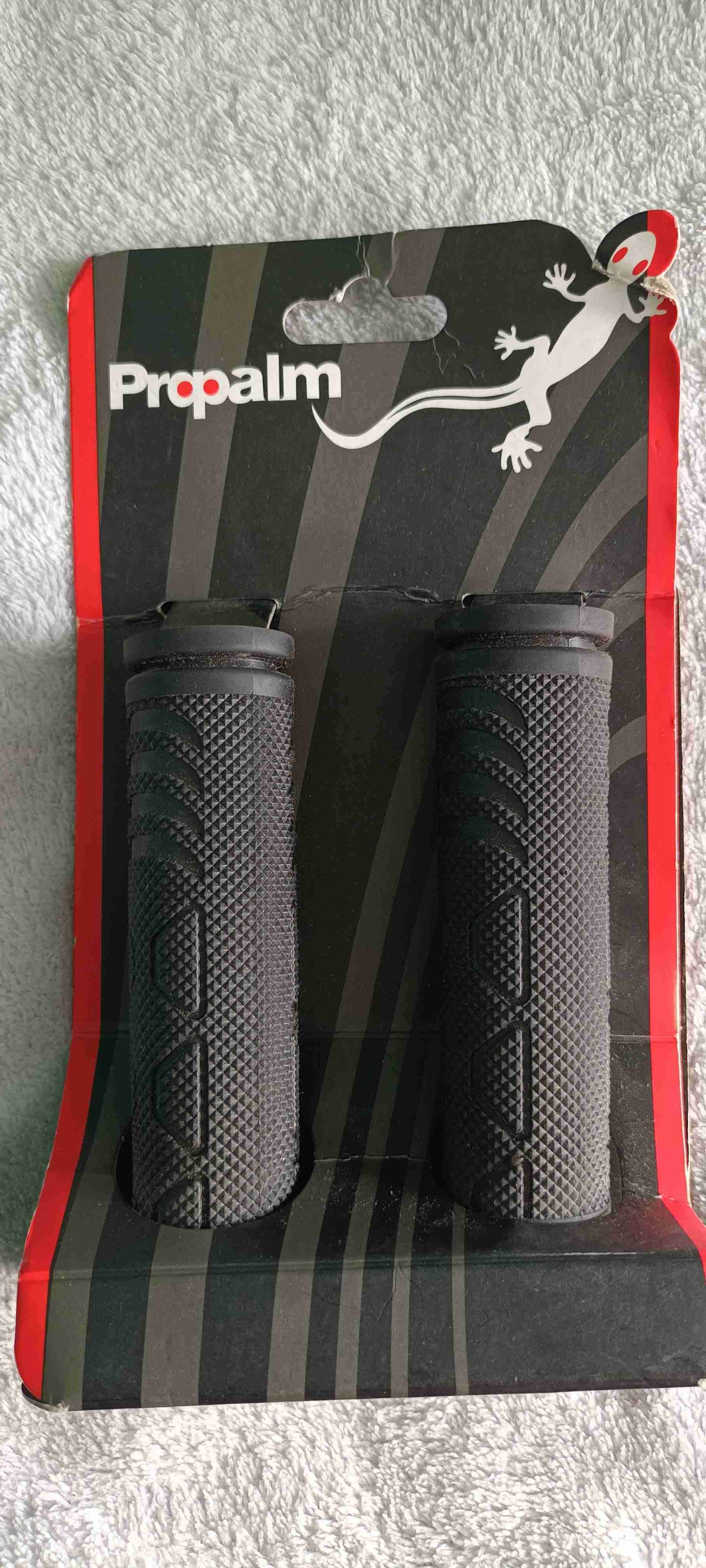 Puños de bicicleta negros Propalm - miniatura 1