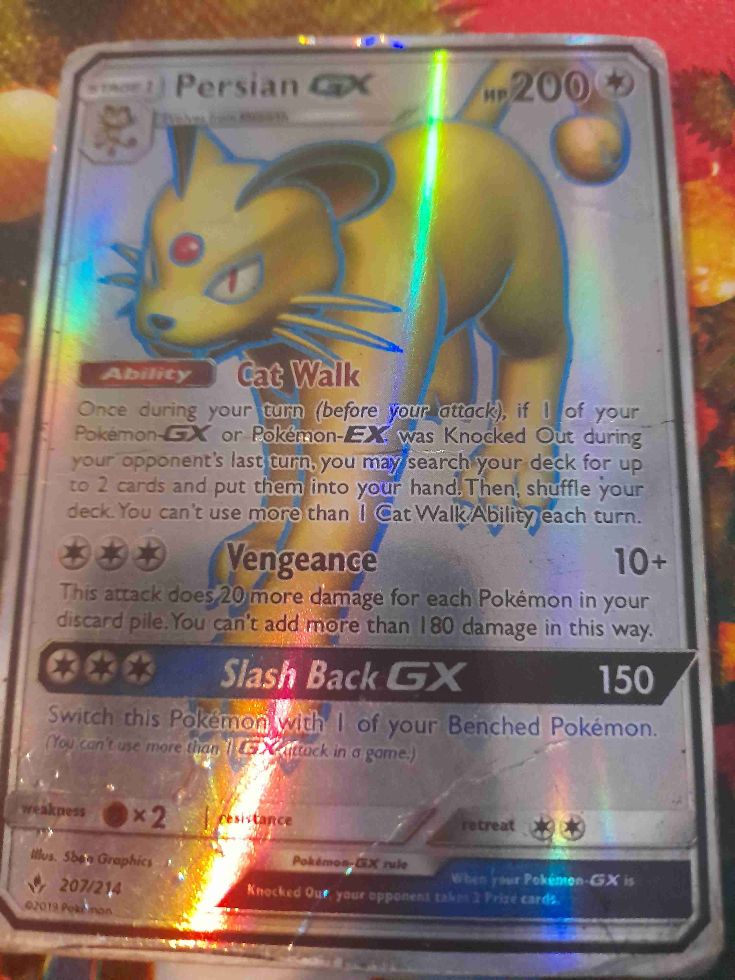 Carta Pokemon Persian GX