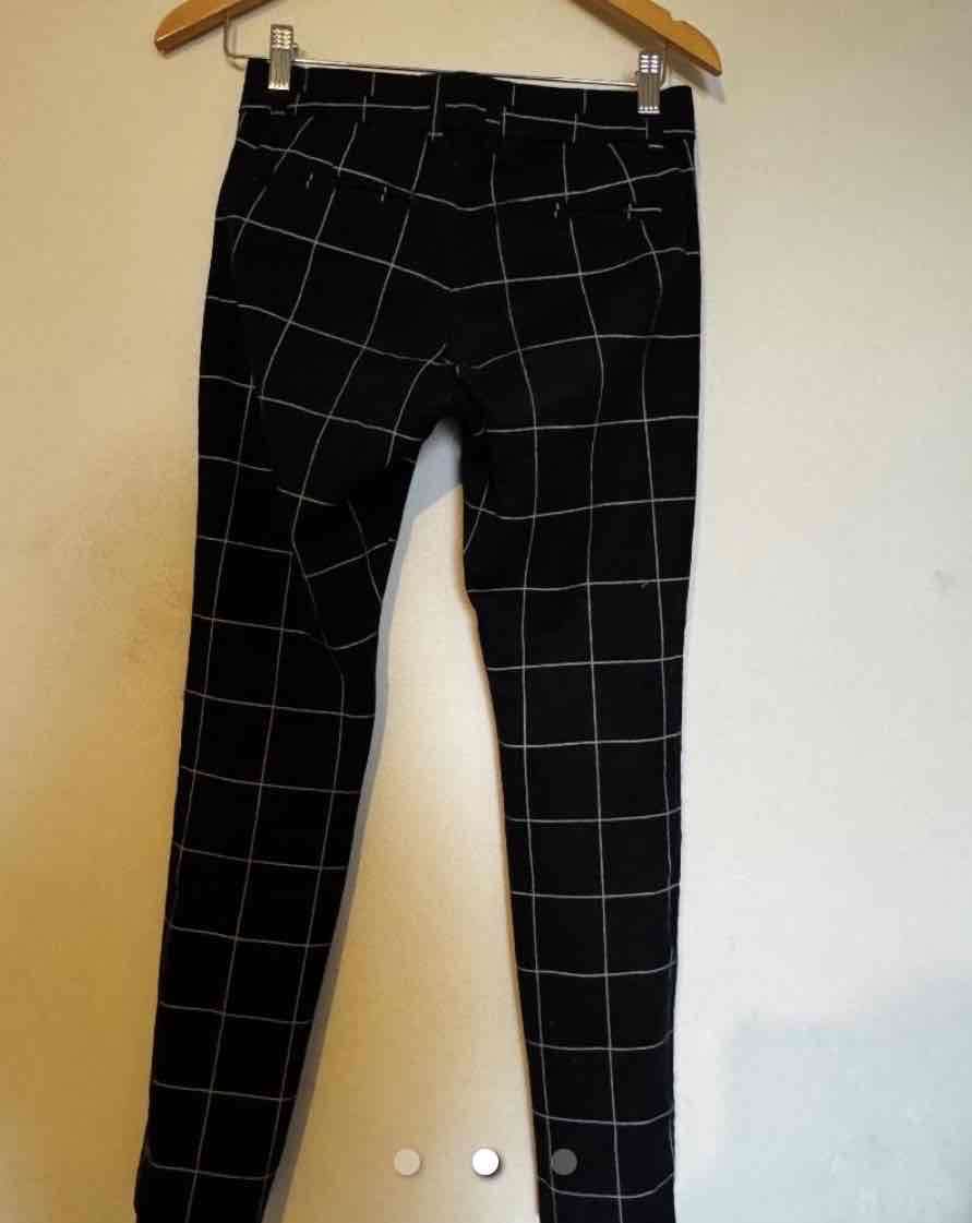 Pantalones negros con cuadros - miniatura 2