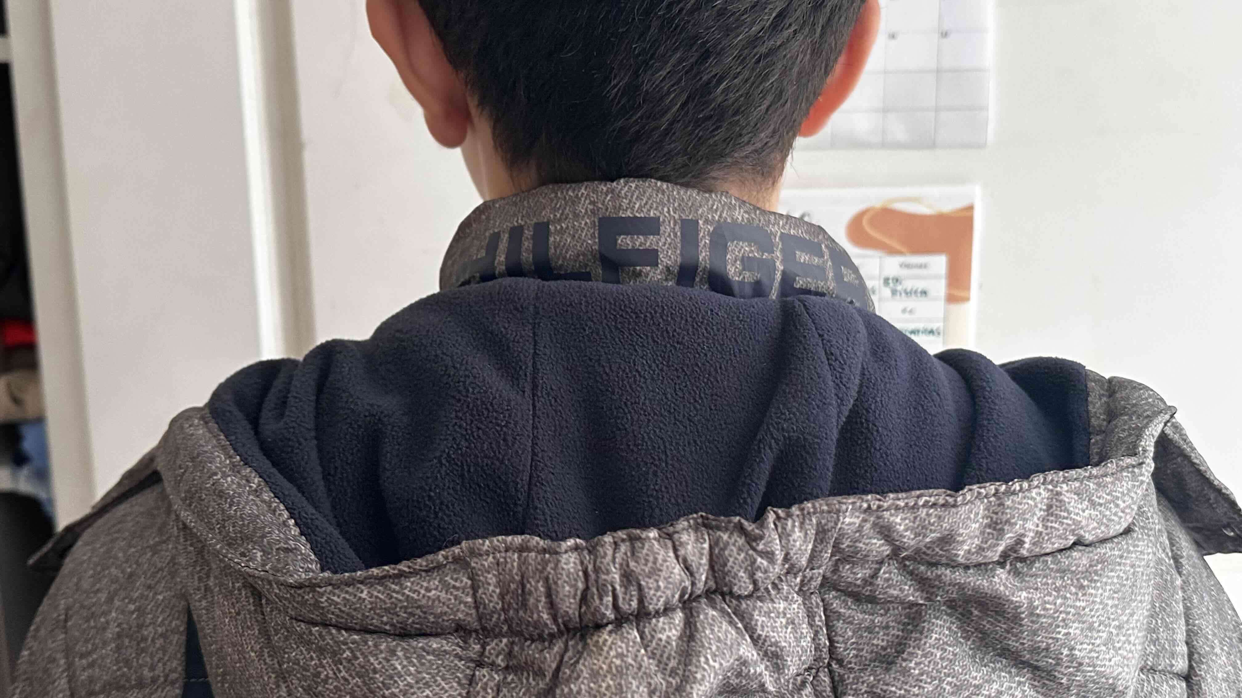 Chaqueta Tommy acolchada gris para invierno - 4