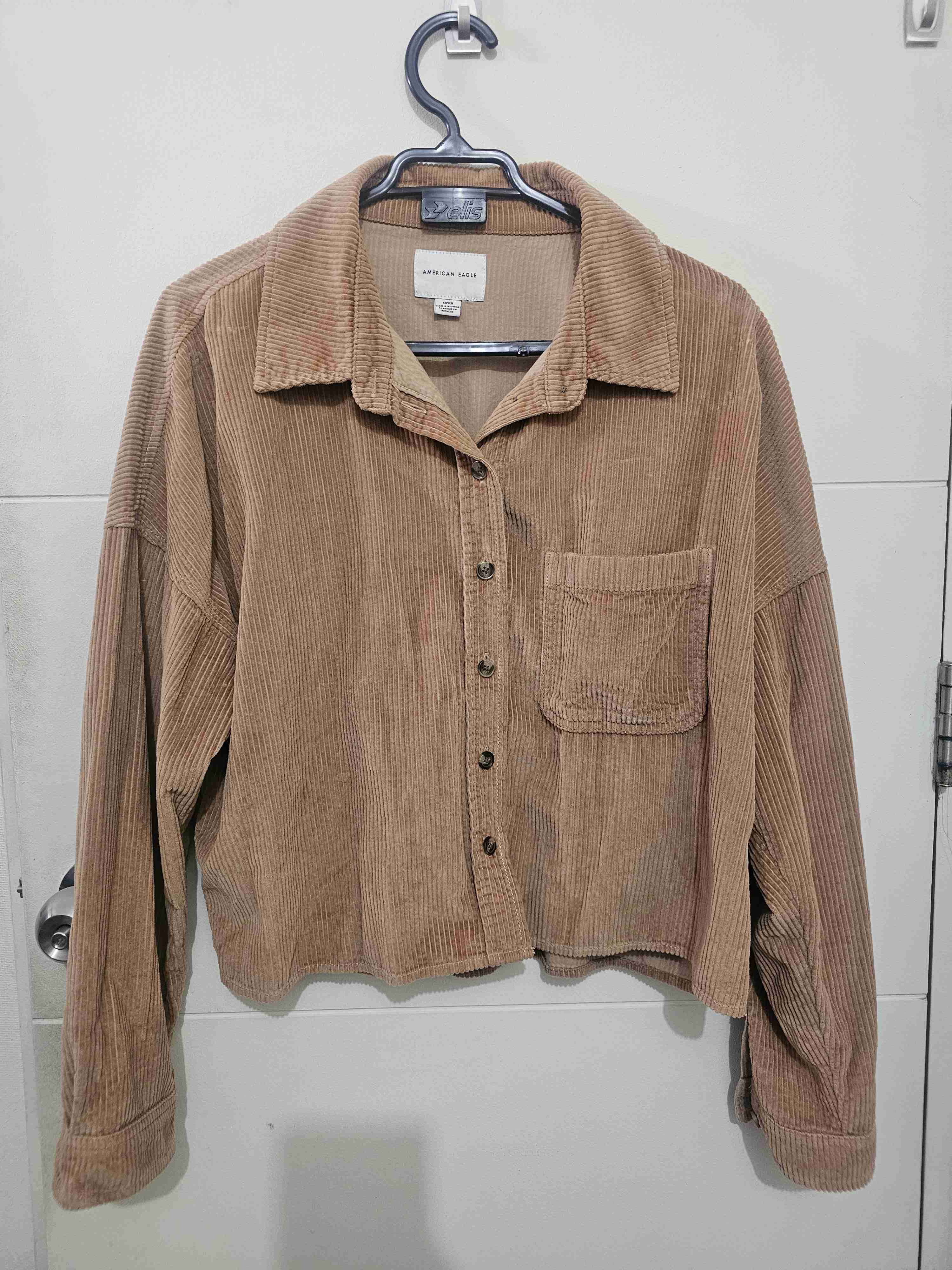 Camisa pana marrón - miniatura 1