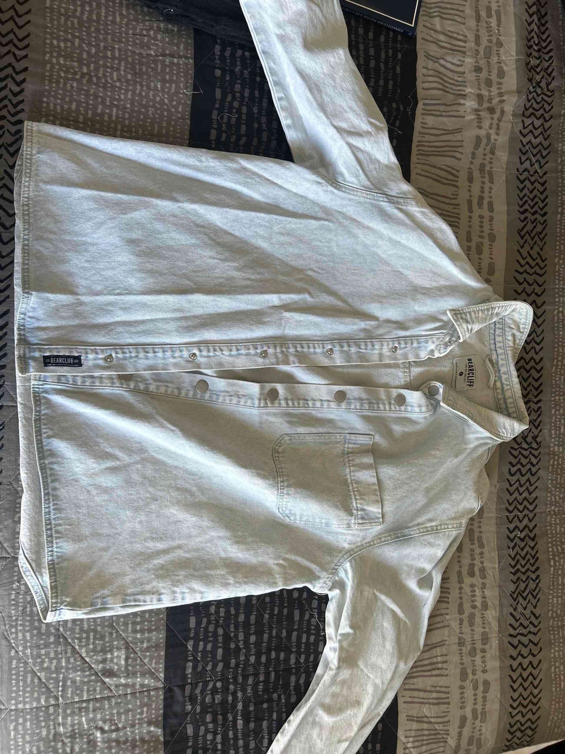 Camisa de mezclilla clara BEARCLIFF - miniatura 1