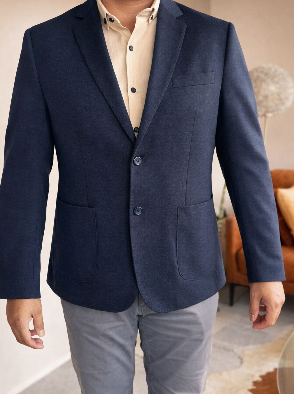 Blazer azul marino hombre - 1