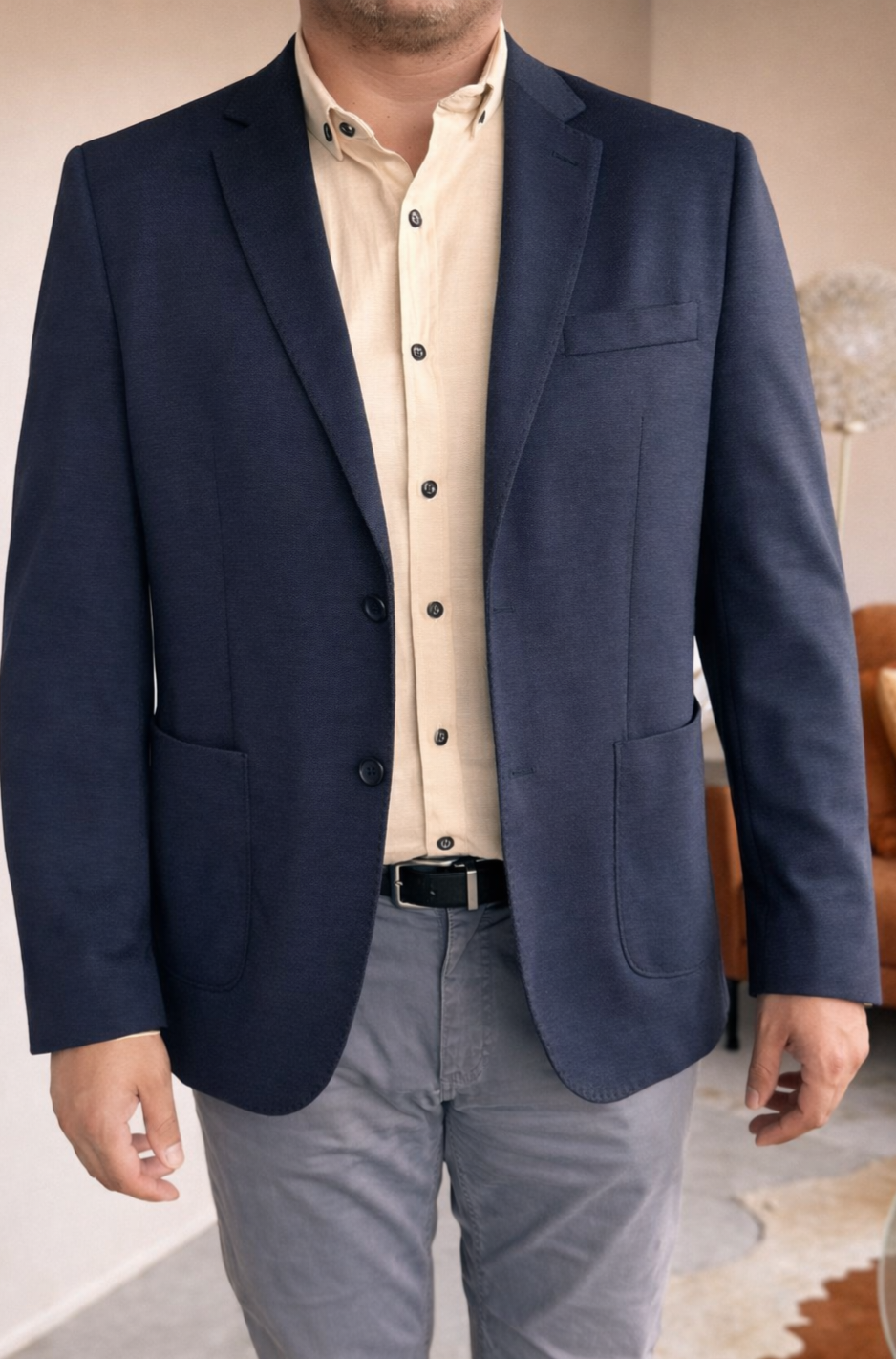 Blazer azul marino hombre - 2
