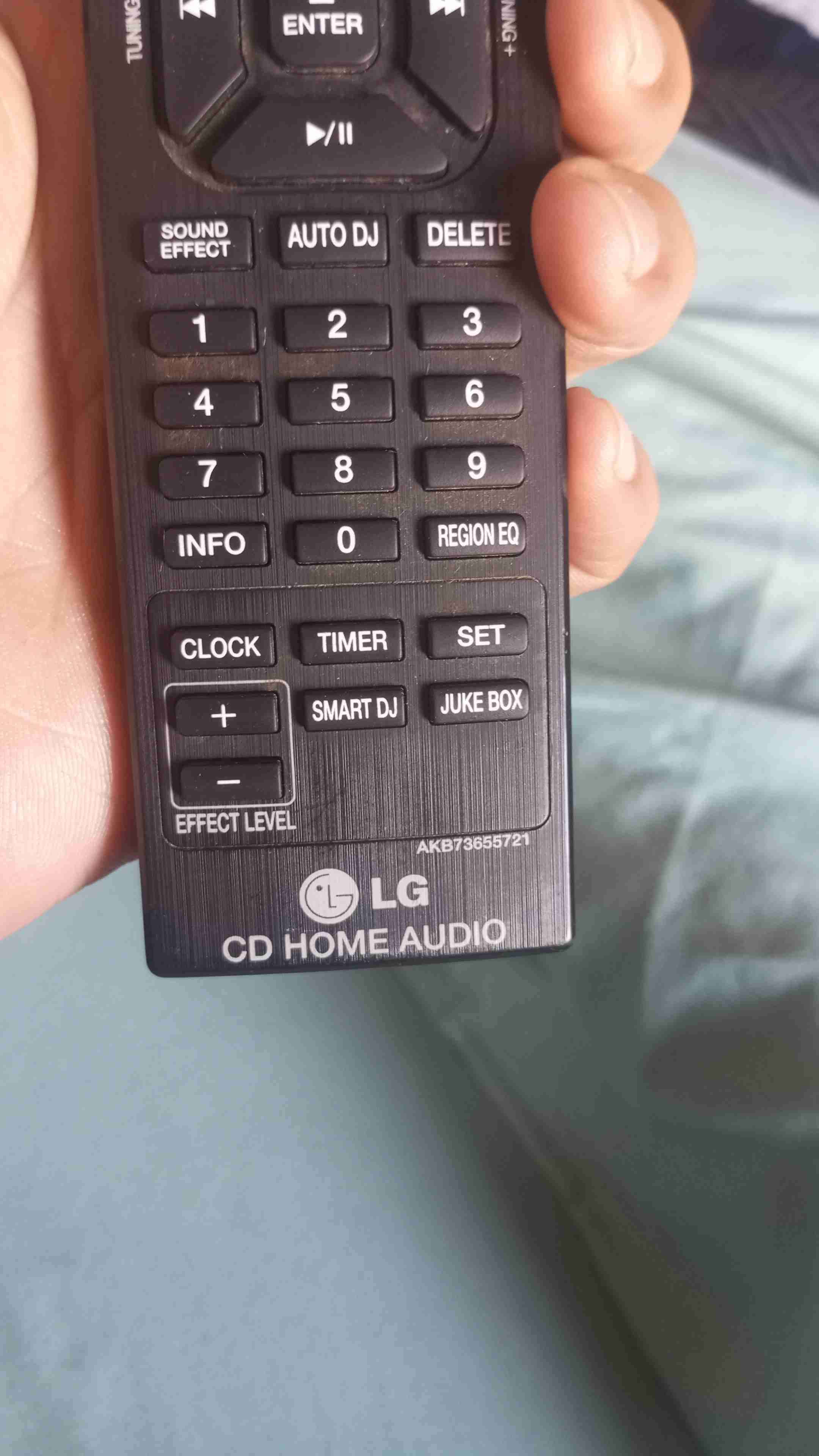Control remoto LG CD Home Audio - miniatura 1