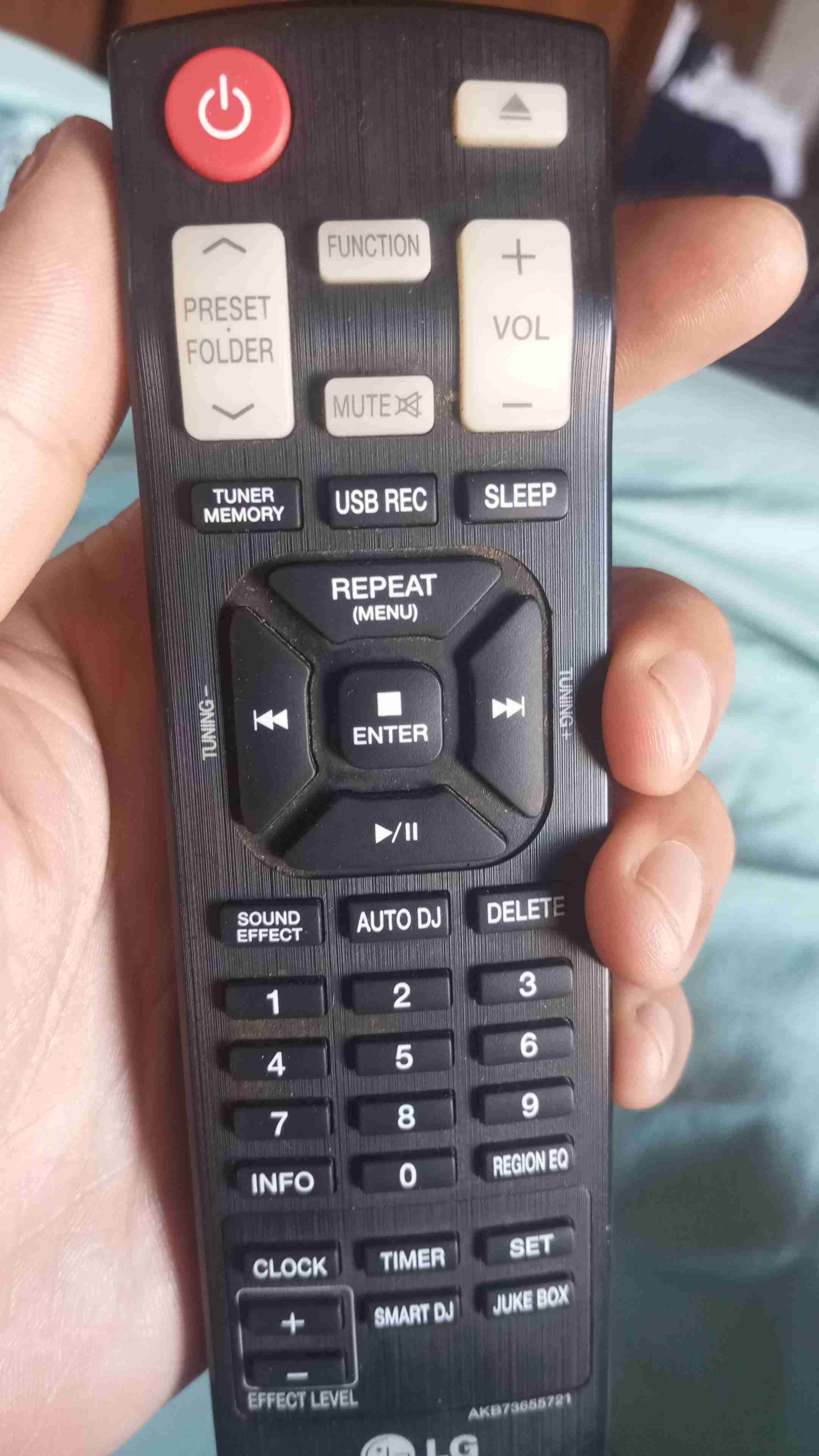 Control remoto LG CD Home Audio - miniatura 2