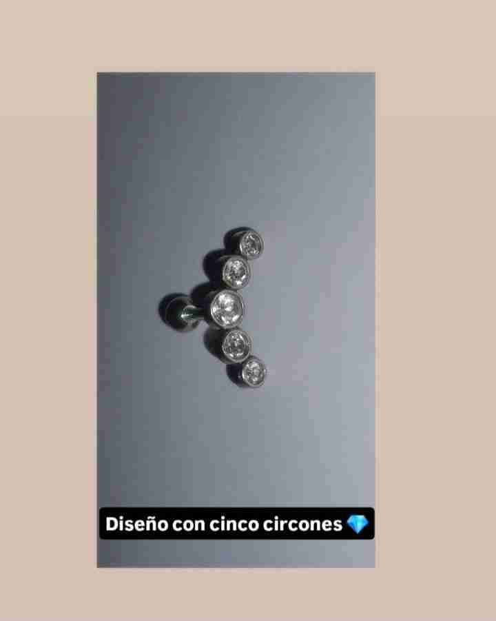 Piercing diseño circones
