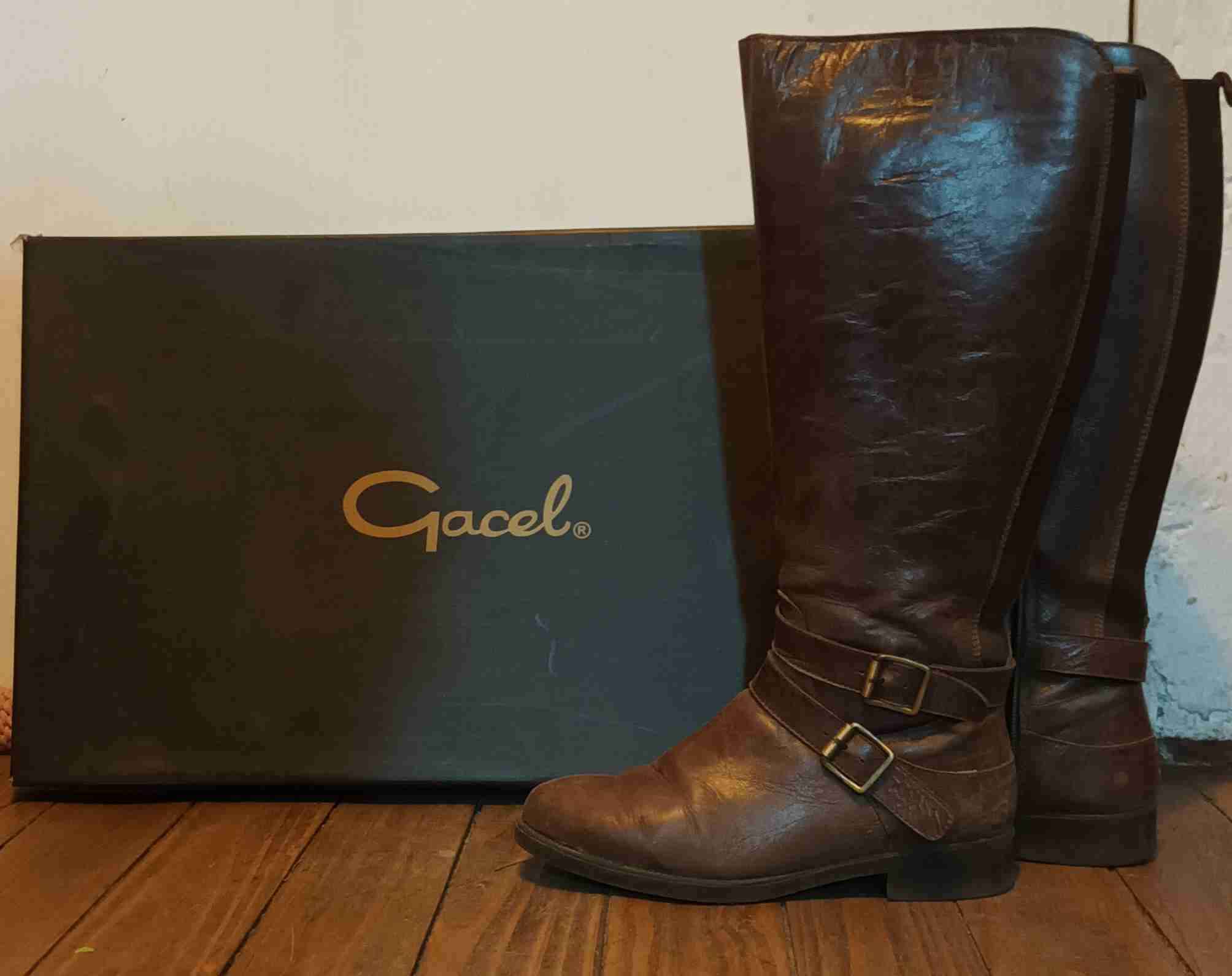 Botas de cuero Gazel marrones