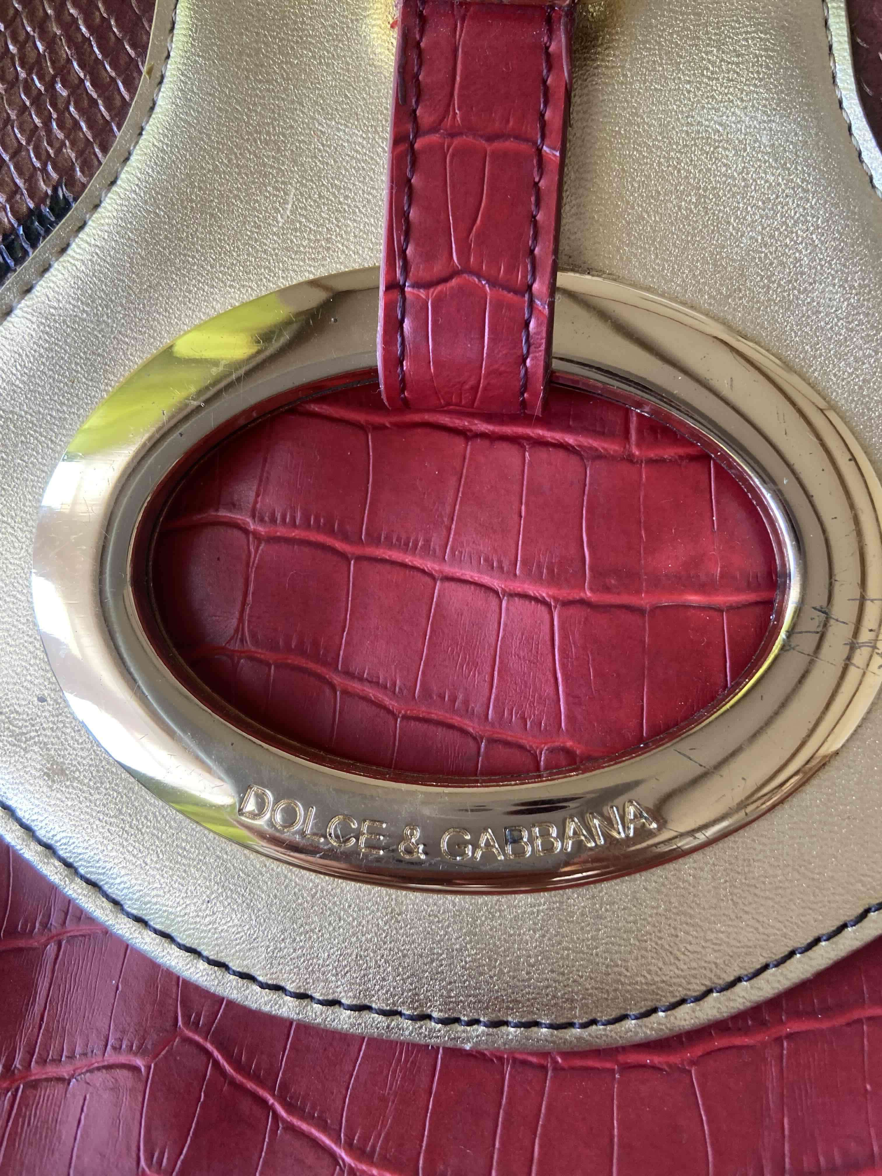 Cartera de mano exclusiva con diseño de pitón - miniatura 3
