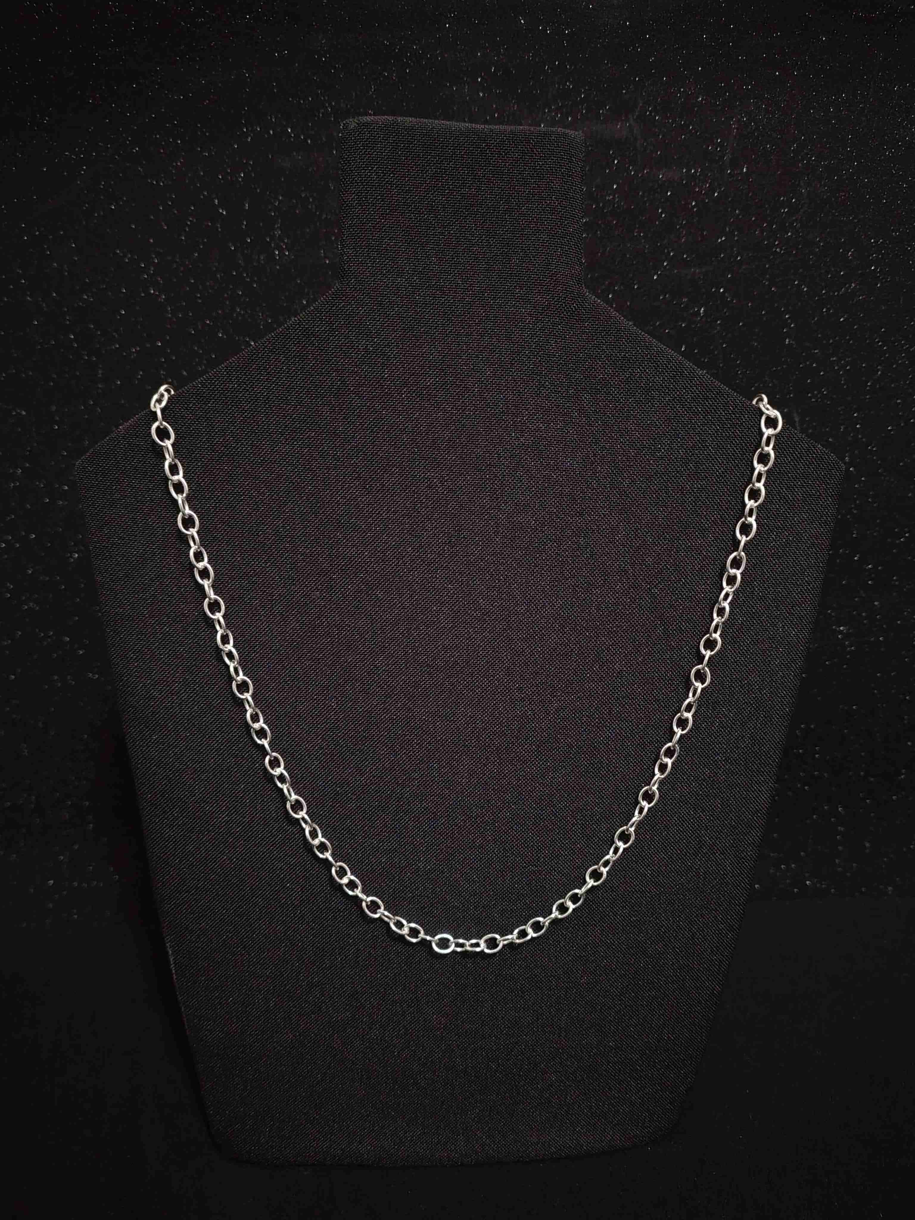 Collar de cadena plateada - miniatura 1