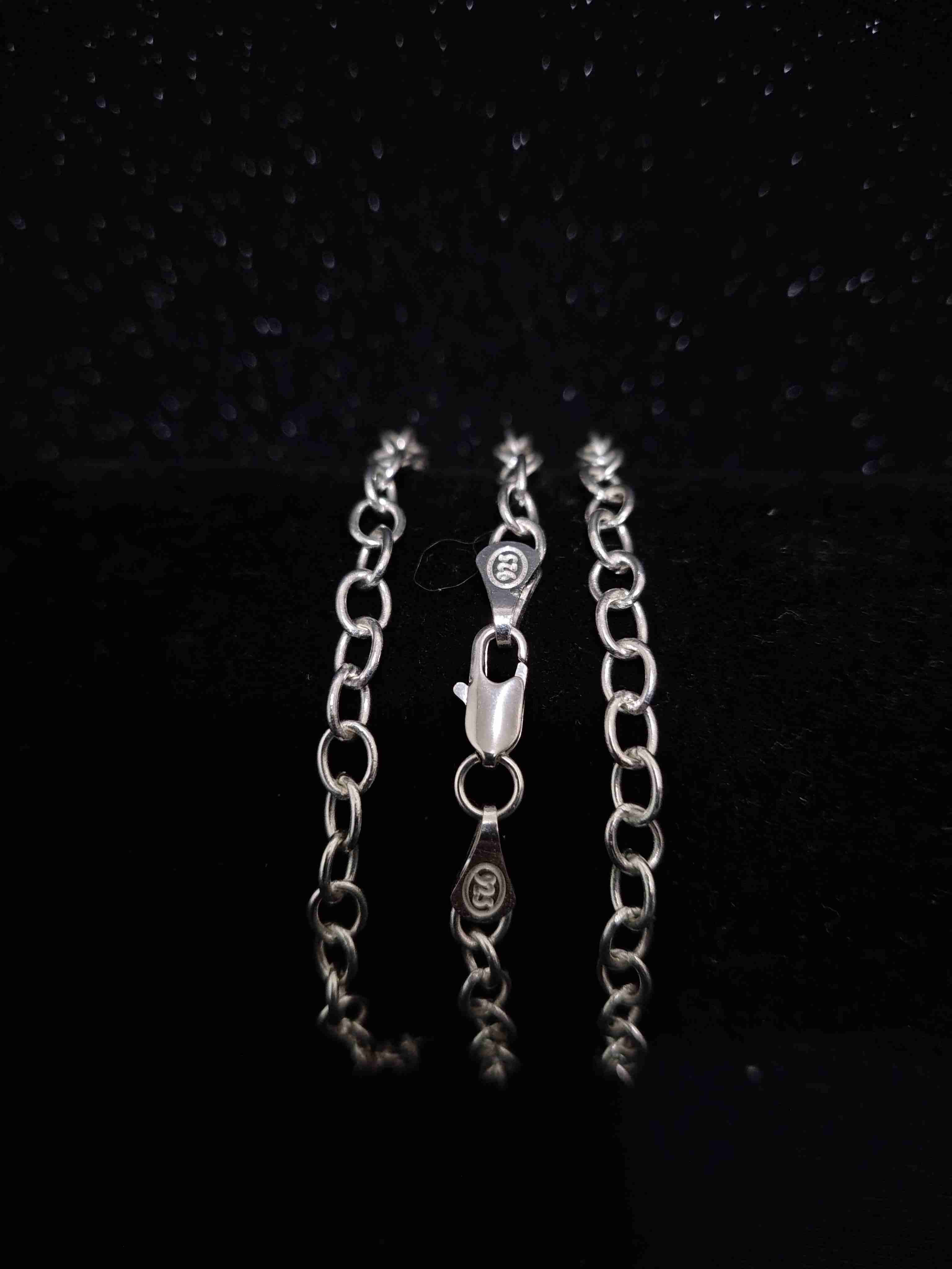 Collar de cadena plateada - miniatura 3