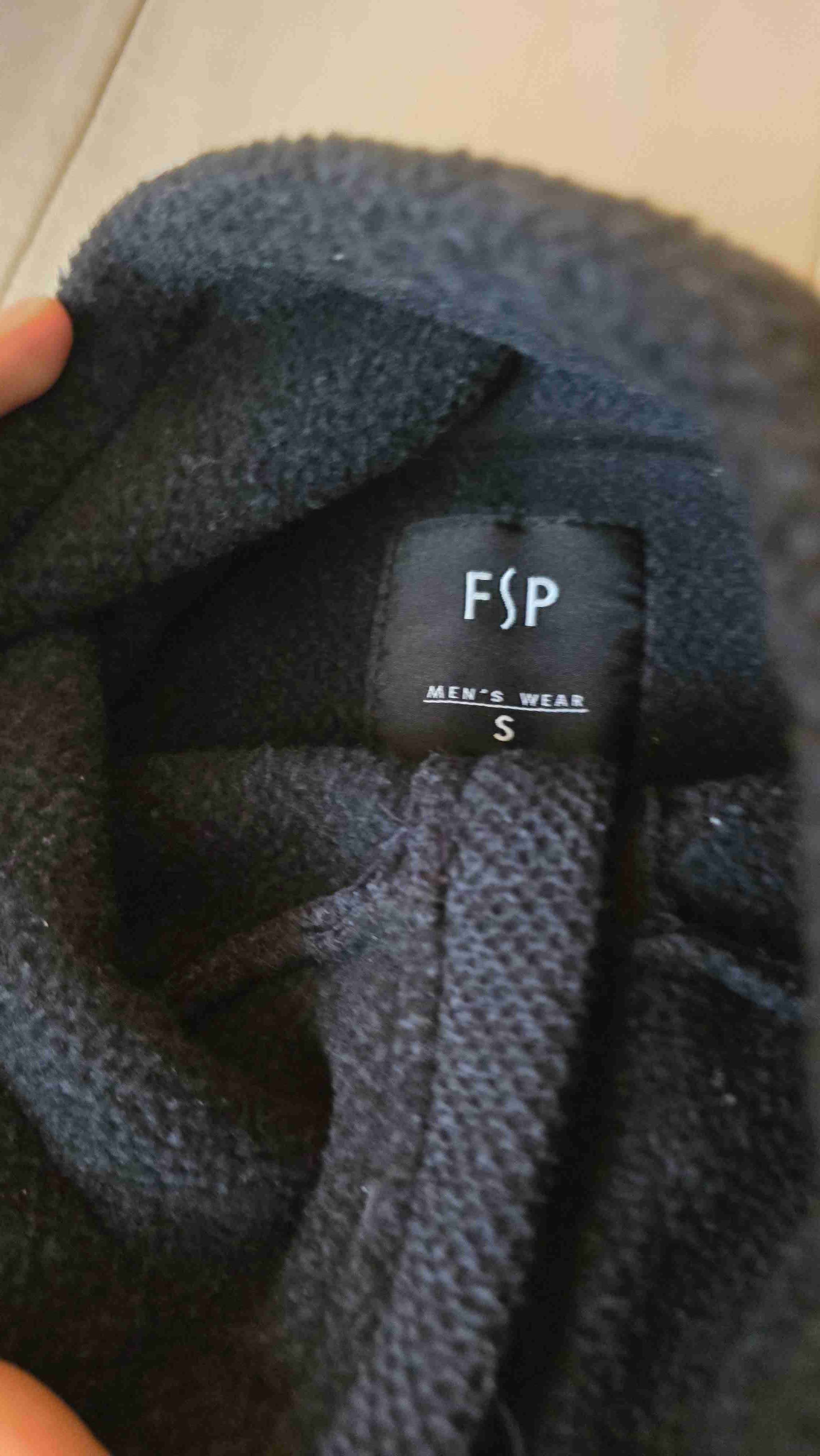 Polerón azul oscuro con cierre Unisex - miniatura 2